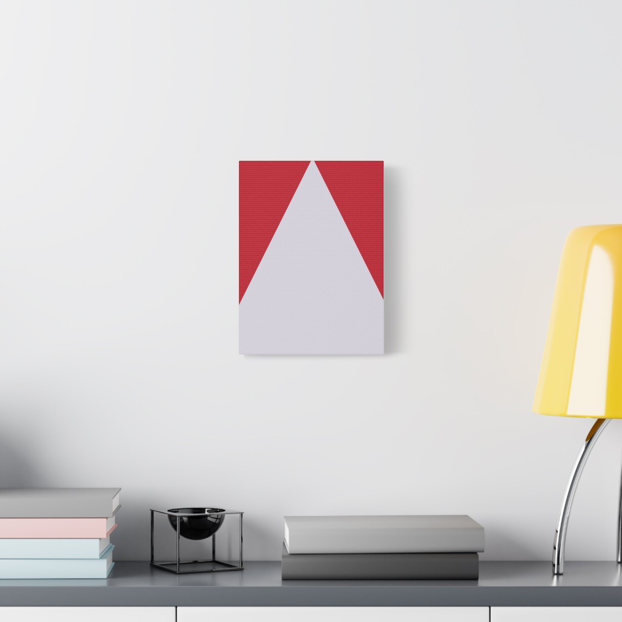 Geometric Triangle Canvas Art Print