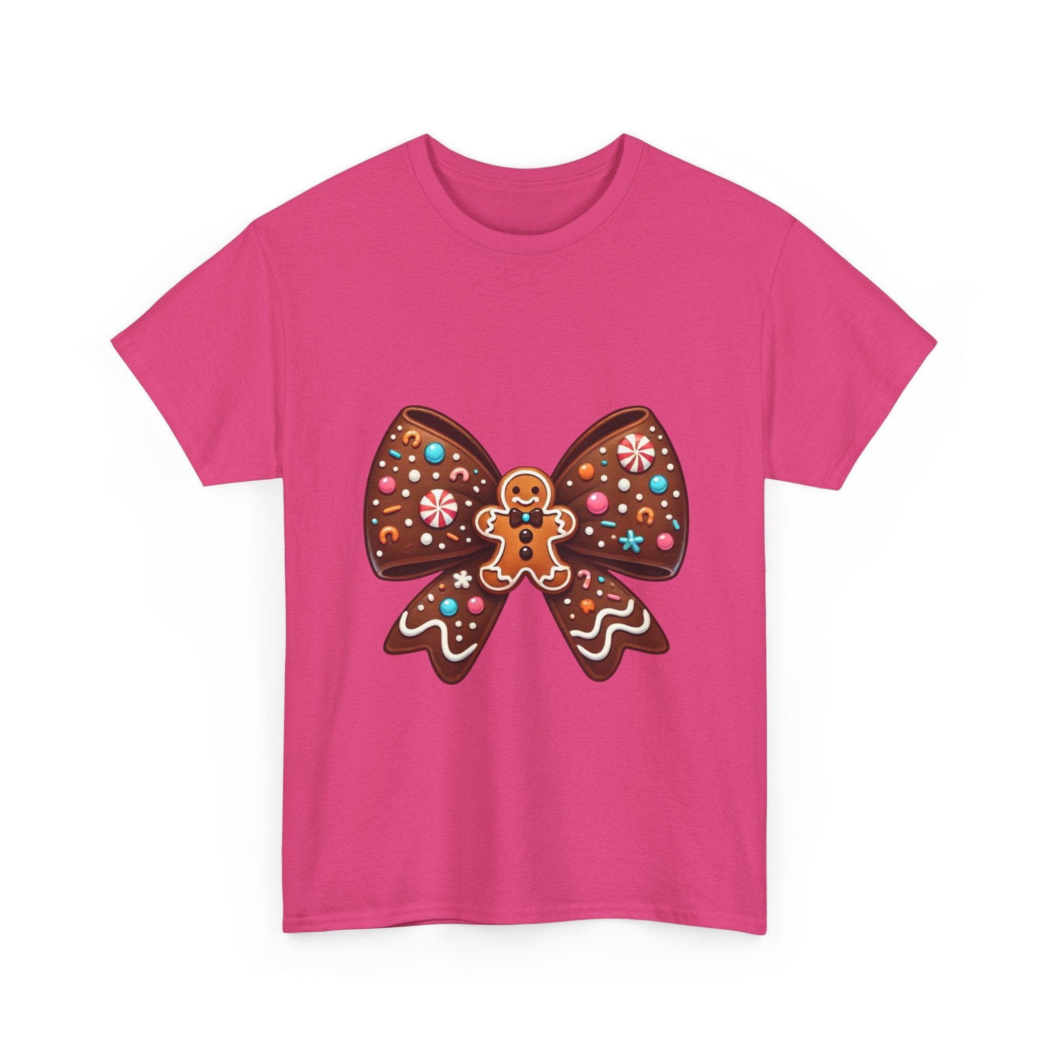 Gingerbread Bow Christmas T-Shirt