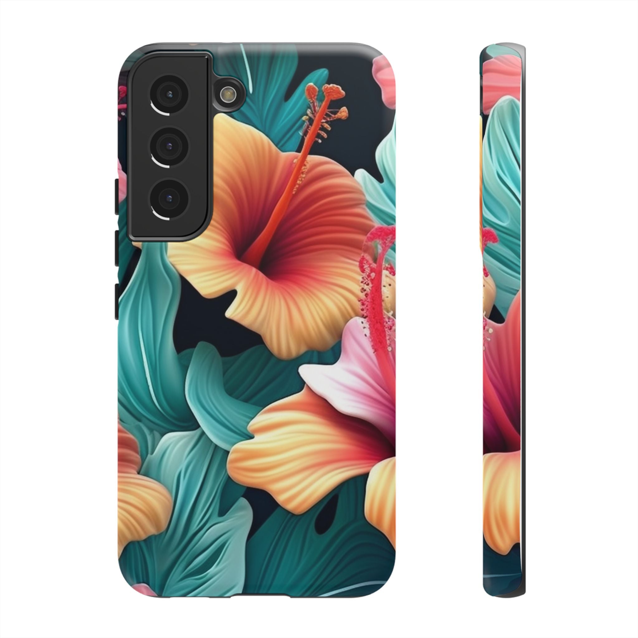 Vibrant Hibiscus Samsung Phone Case