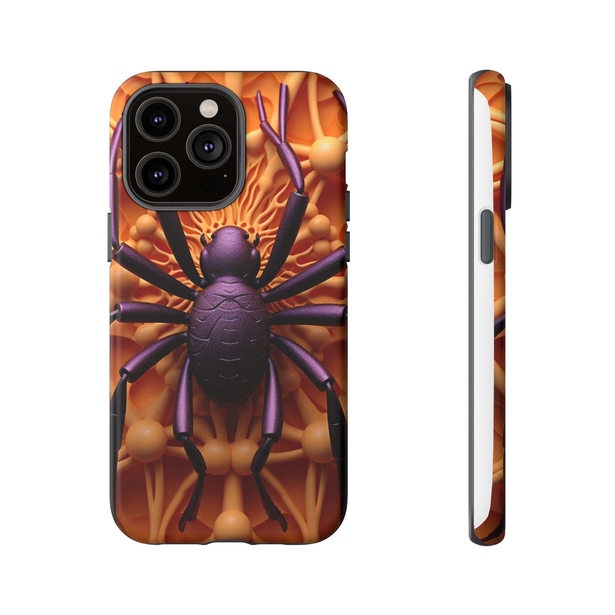 Metallic Spider Hexagon iPhone Case