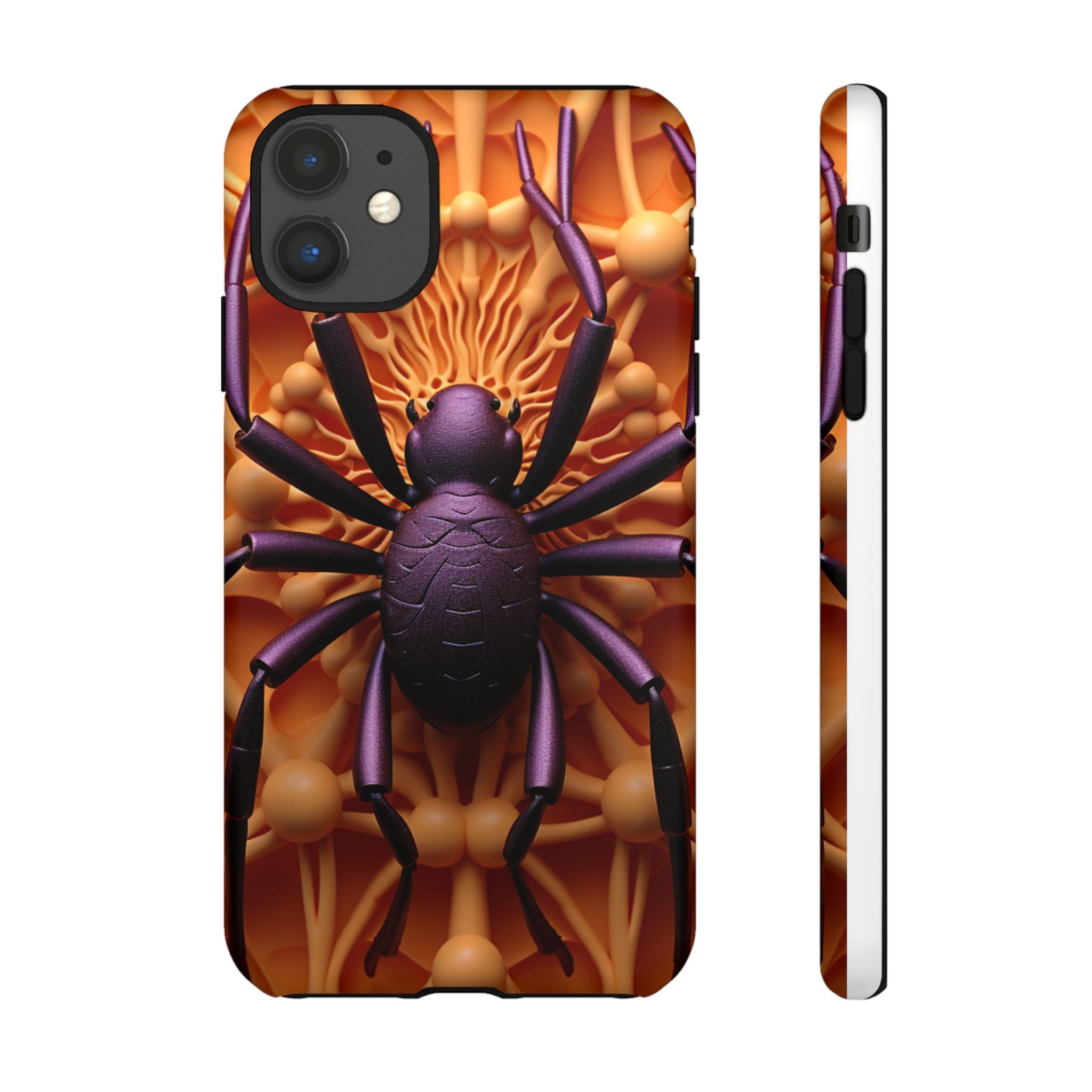 Metallic Spider Hexagon iPhone Case