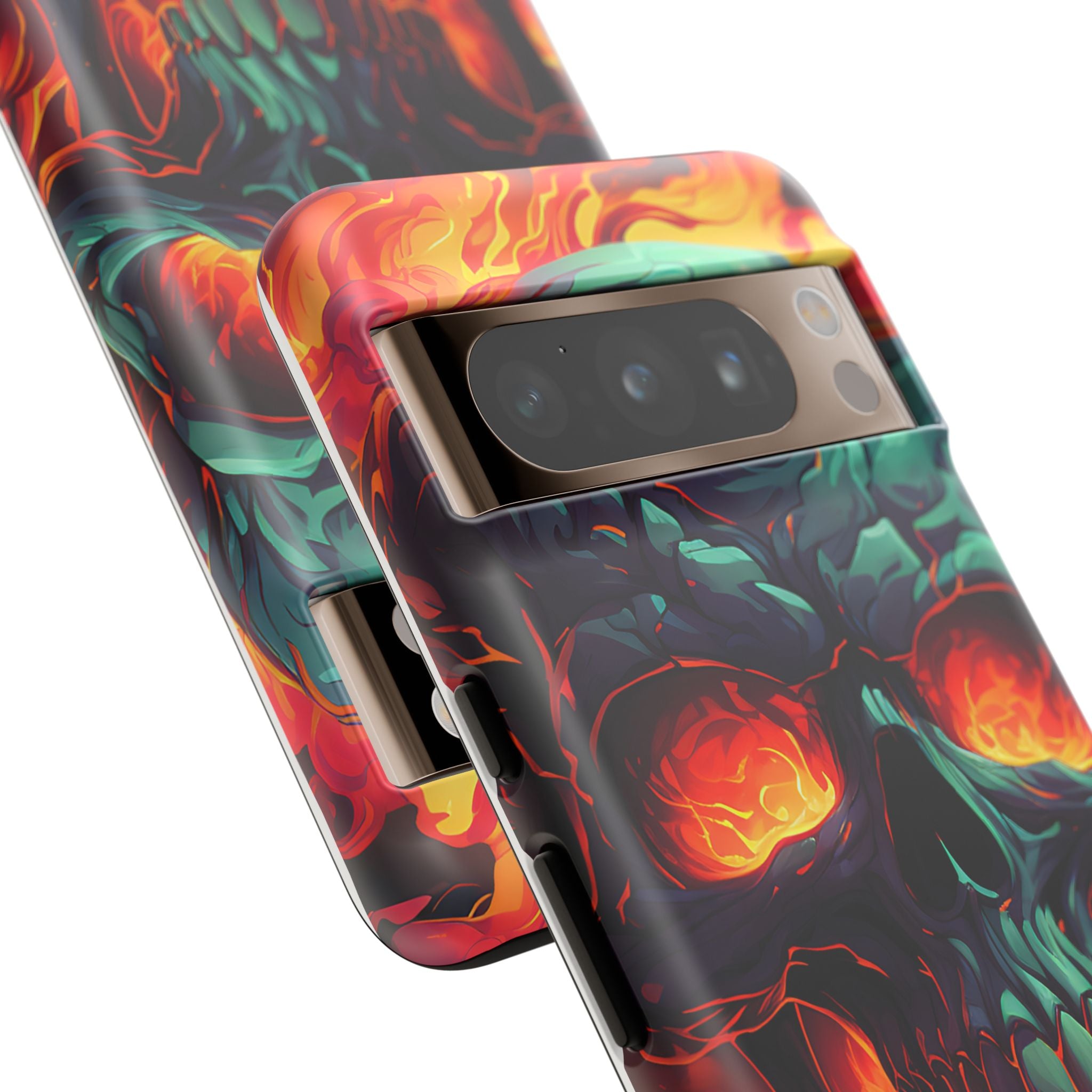 Fiery Skull Google Google Pixel Case (All Models)