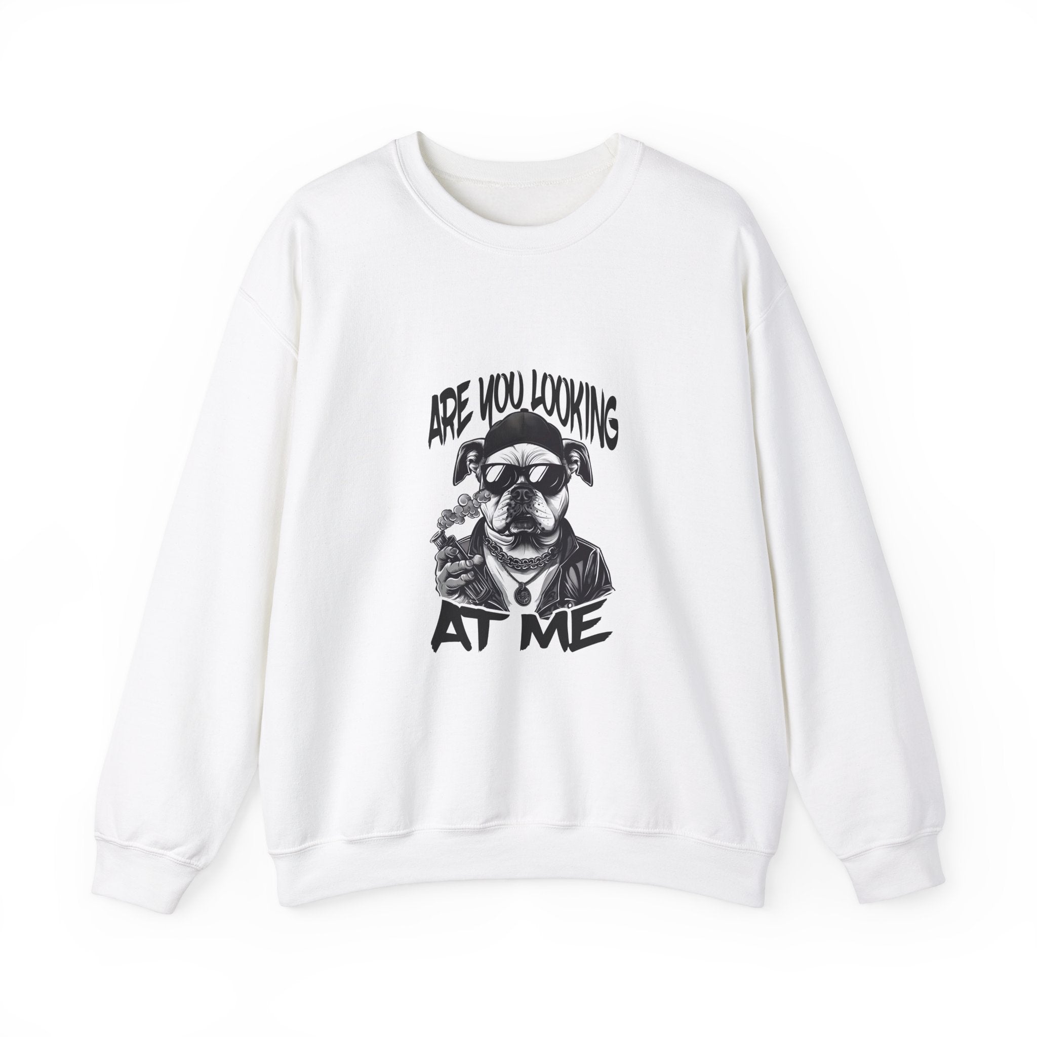 Badass Bulldog Sweatshirt - Are You Looking?