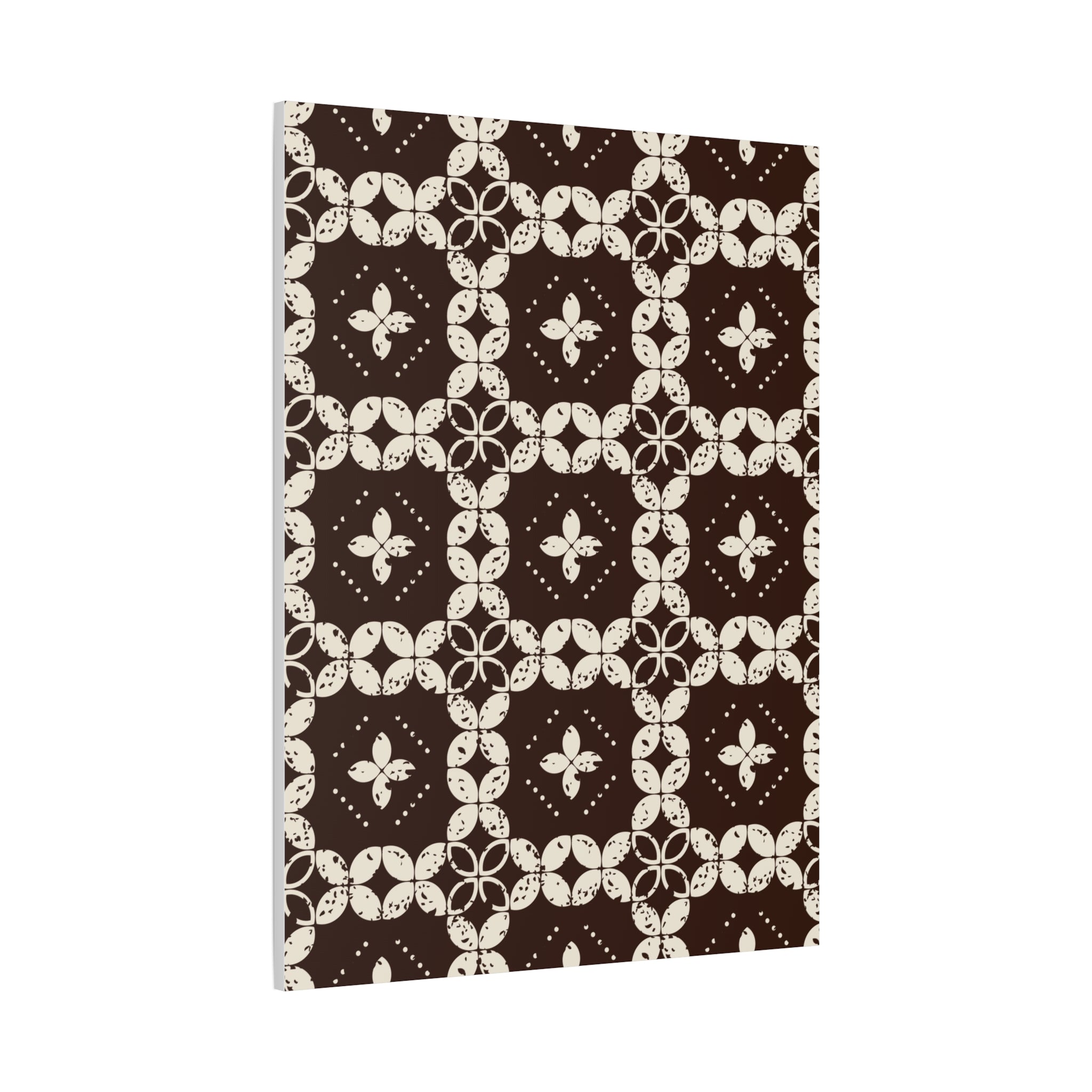 Rustic Floral Geometric Canvas Art