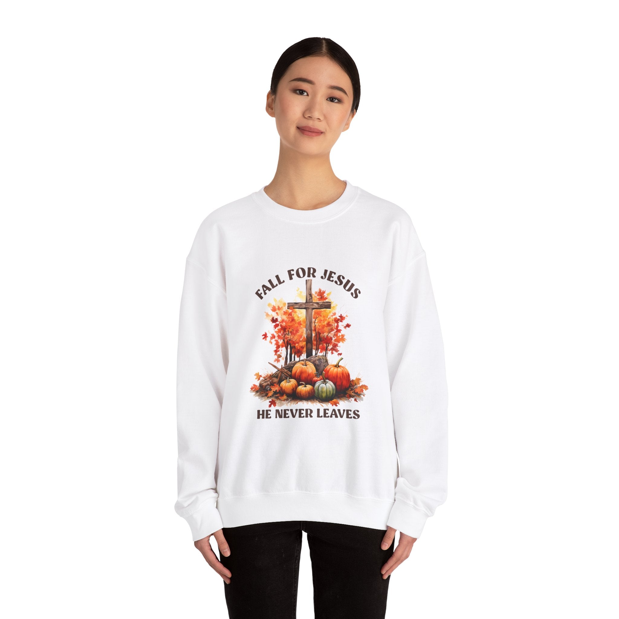 Fall For Jesus Thanksgiving Sweatshirt