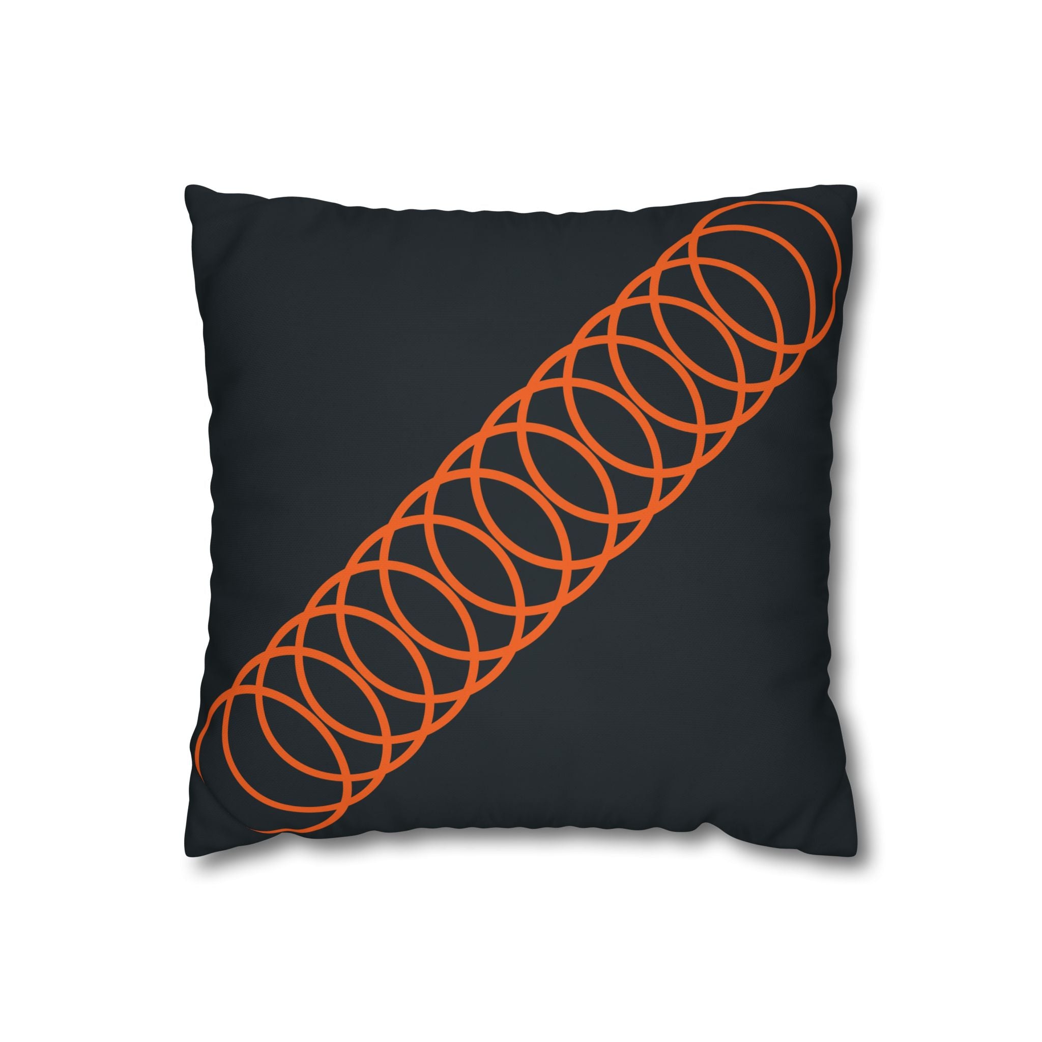 Orange Coil Spring Pillowcase - Teal