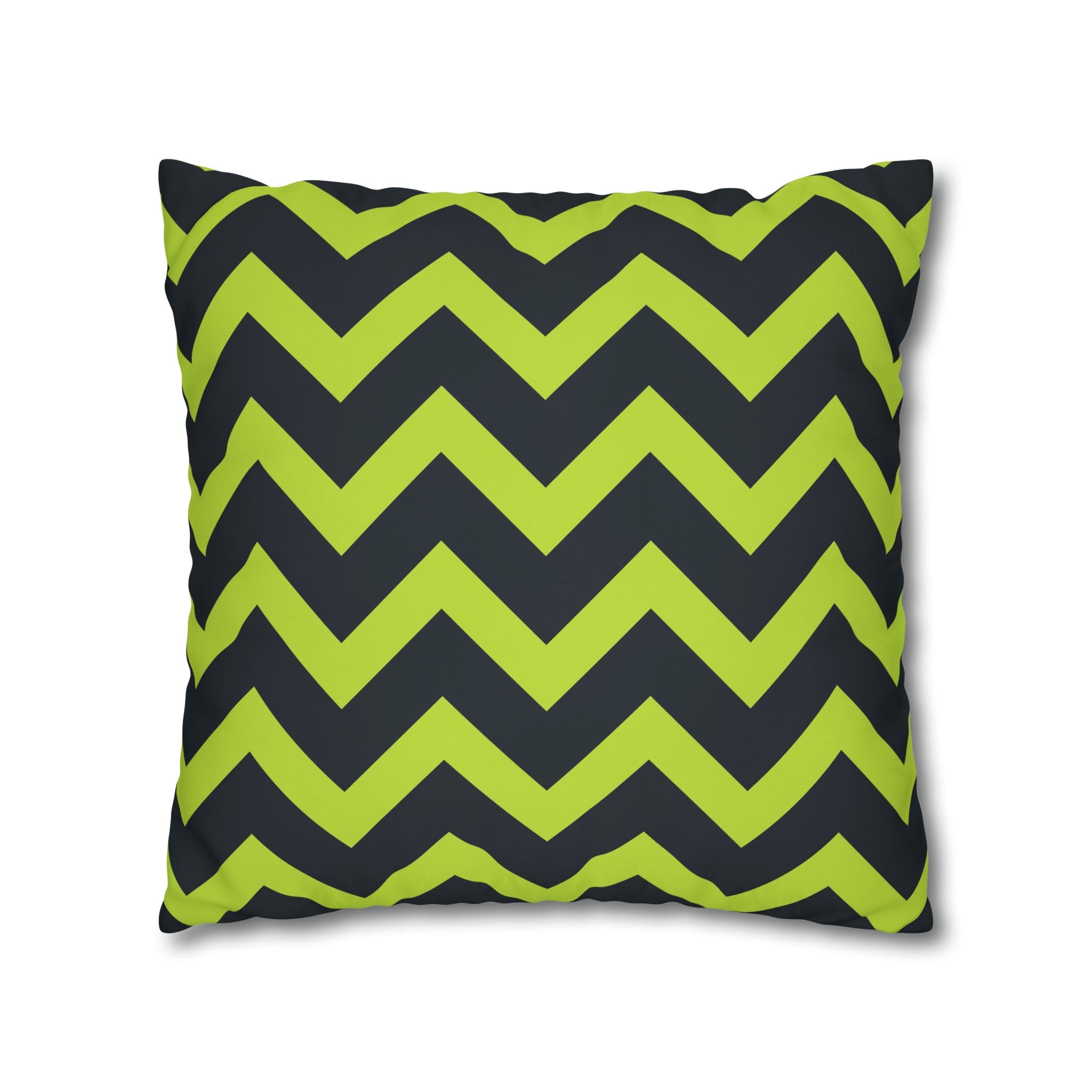 Teal & Lime Zigzag Chevron Pillowcase