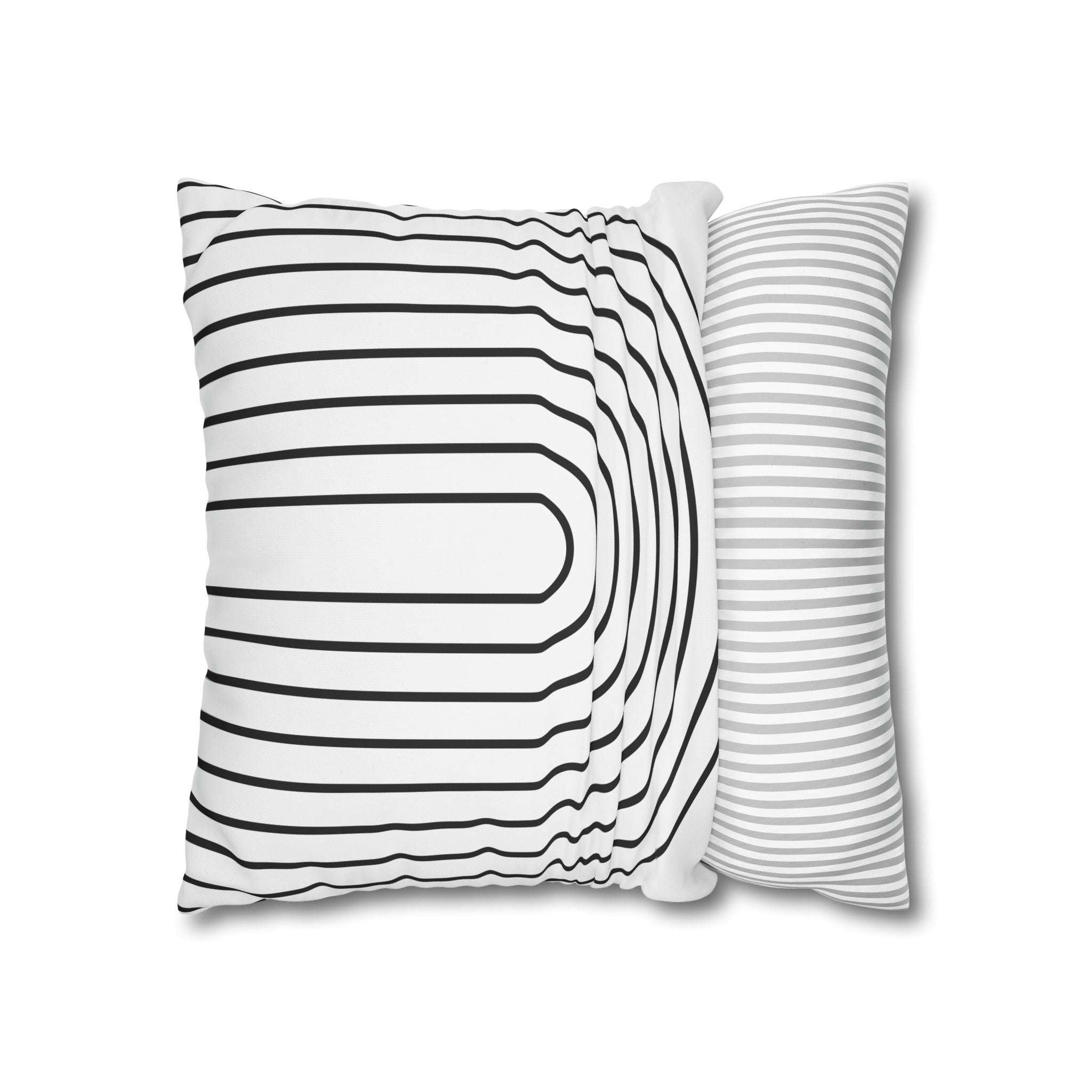 Abstract U-Shape Pillowcase - Minimalist Design