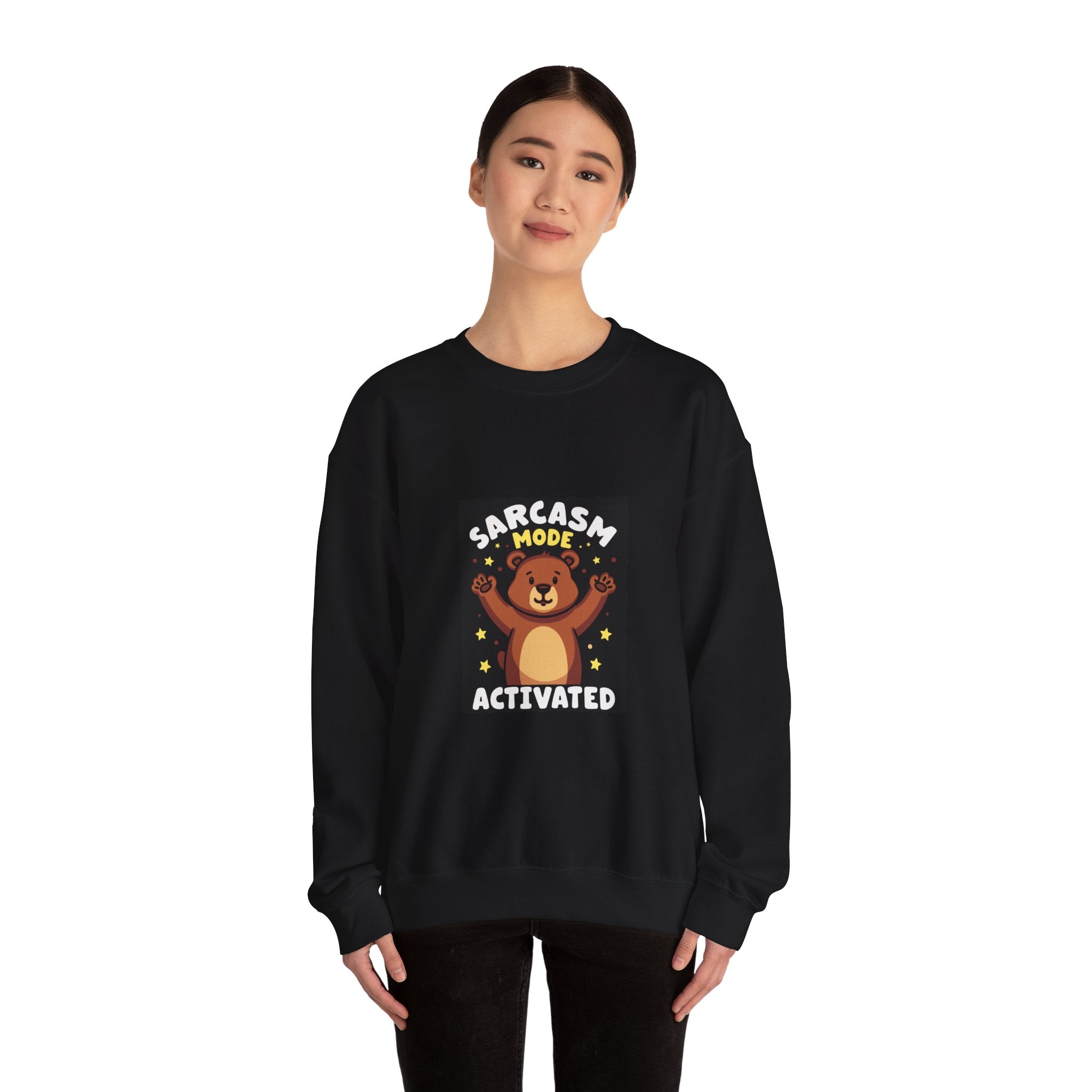 Sarcasm Mode Activated Bear Sweatshirt