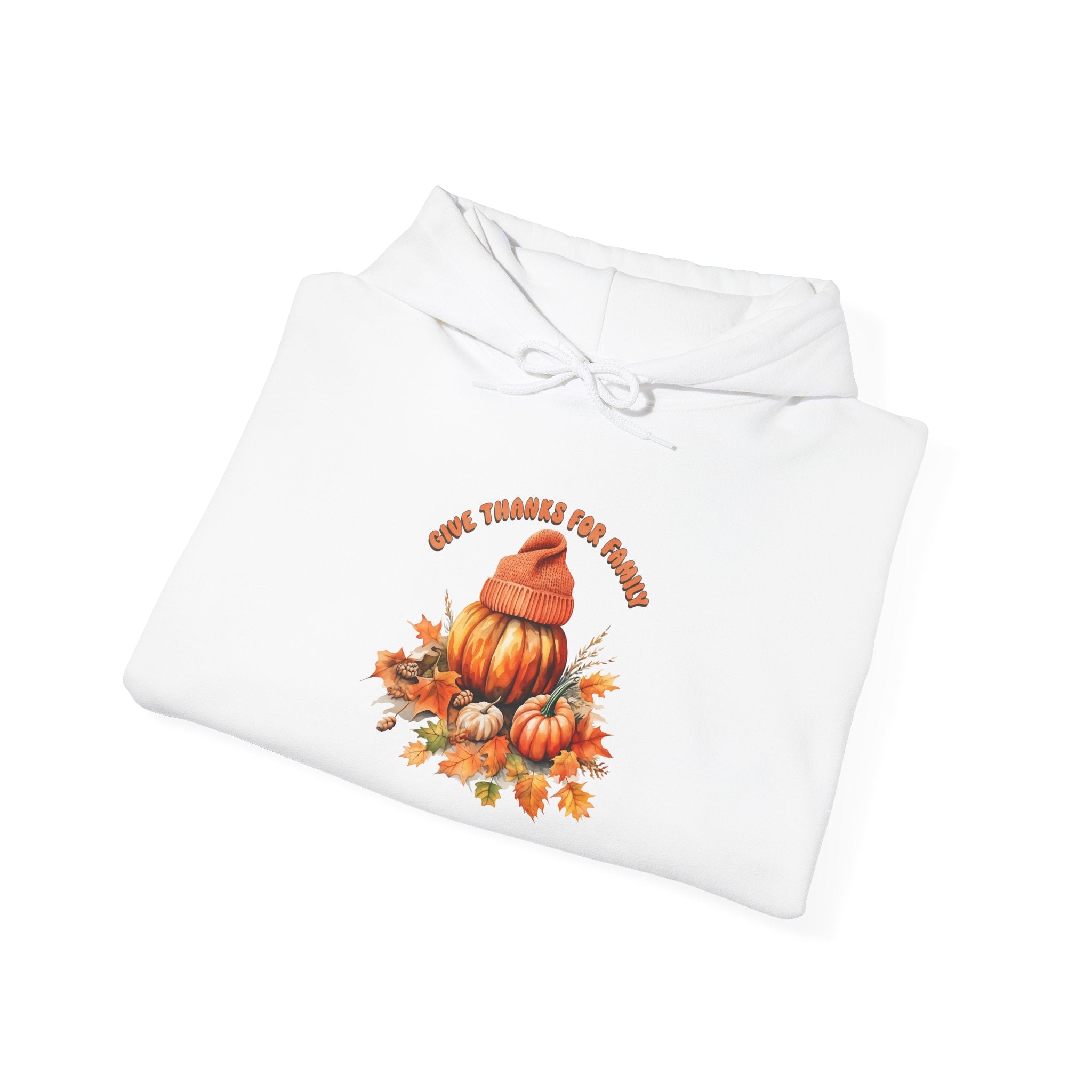 Cozy Give Thanks Family Thanksgiving Hoodie