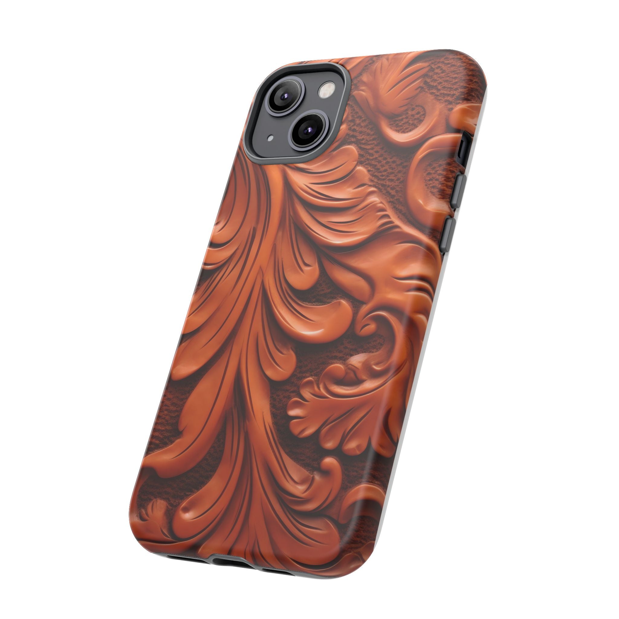 Baroque Acanthus Hexagon iPhone Case