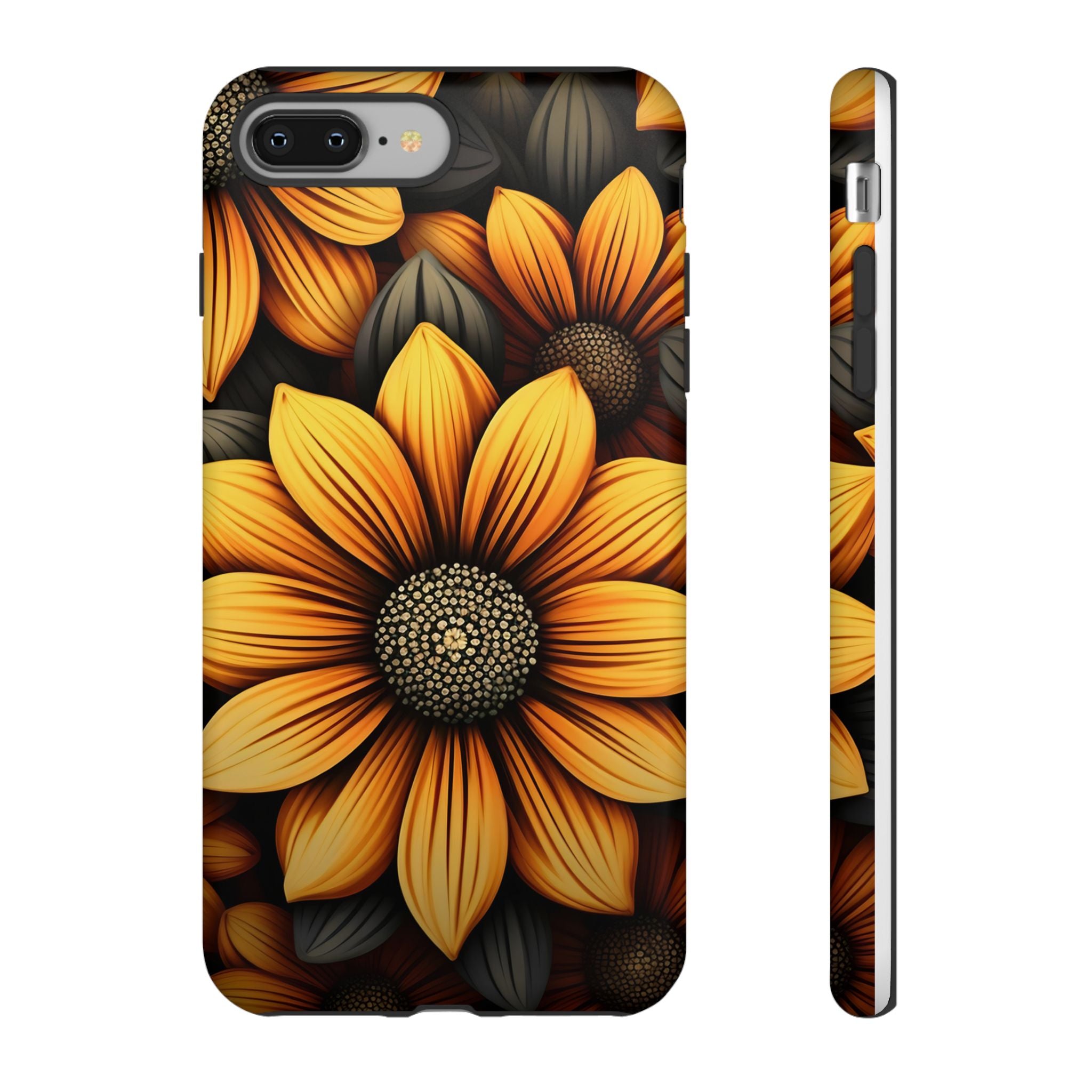 Sunburst Hexagon iPhone Case - Rugged Texture