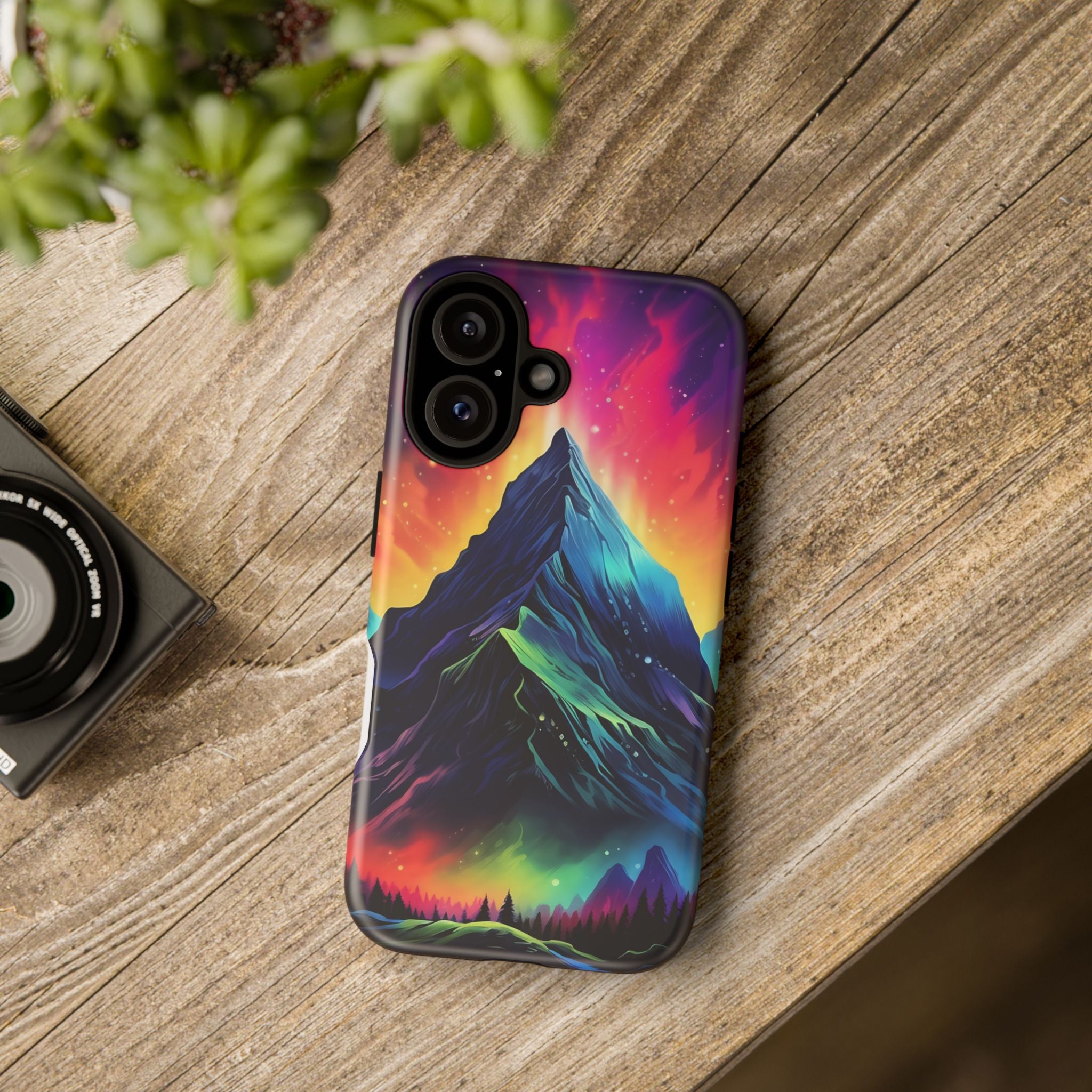 Cosmic Mountain iPhone Case - Hexagon Stone