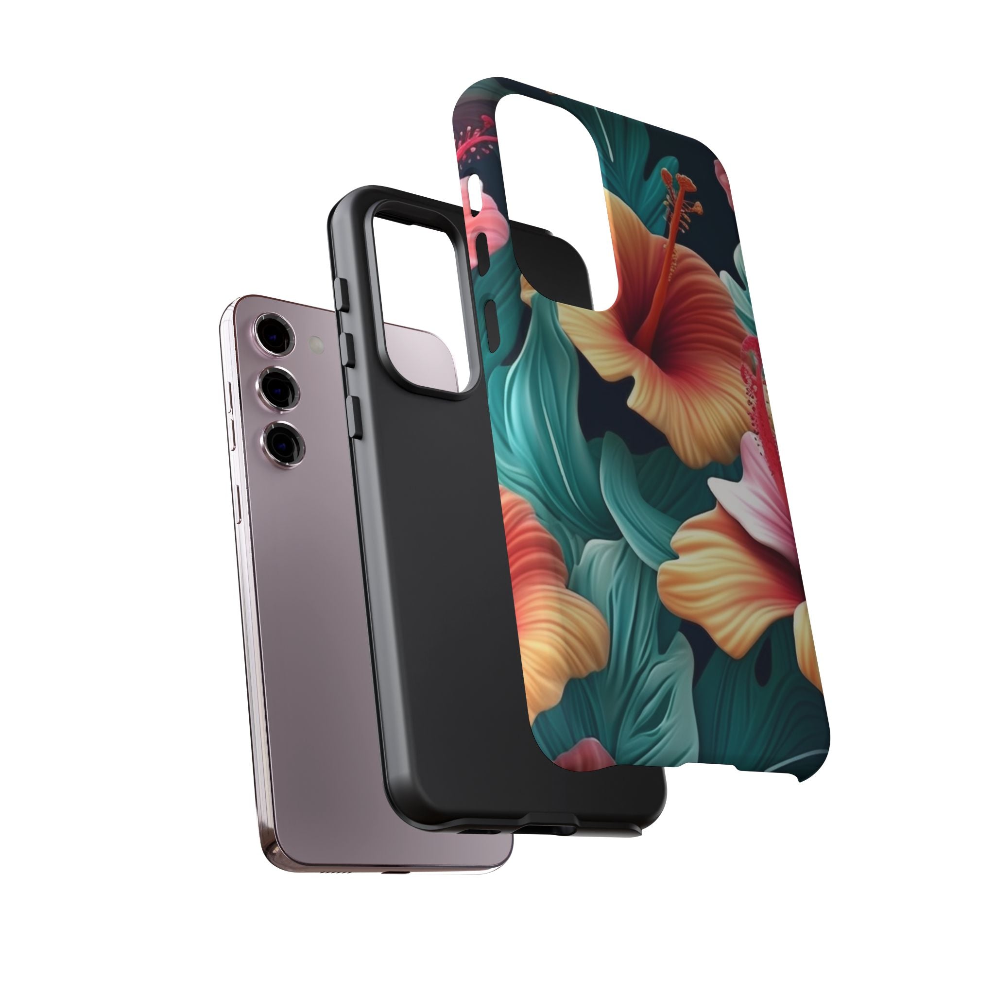 Vibrant Hibiscus Samsung Phone Case