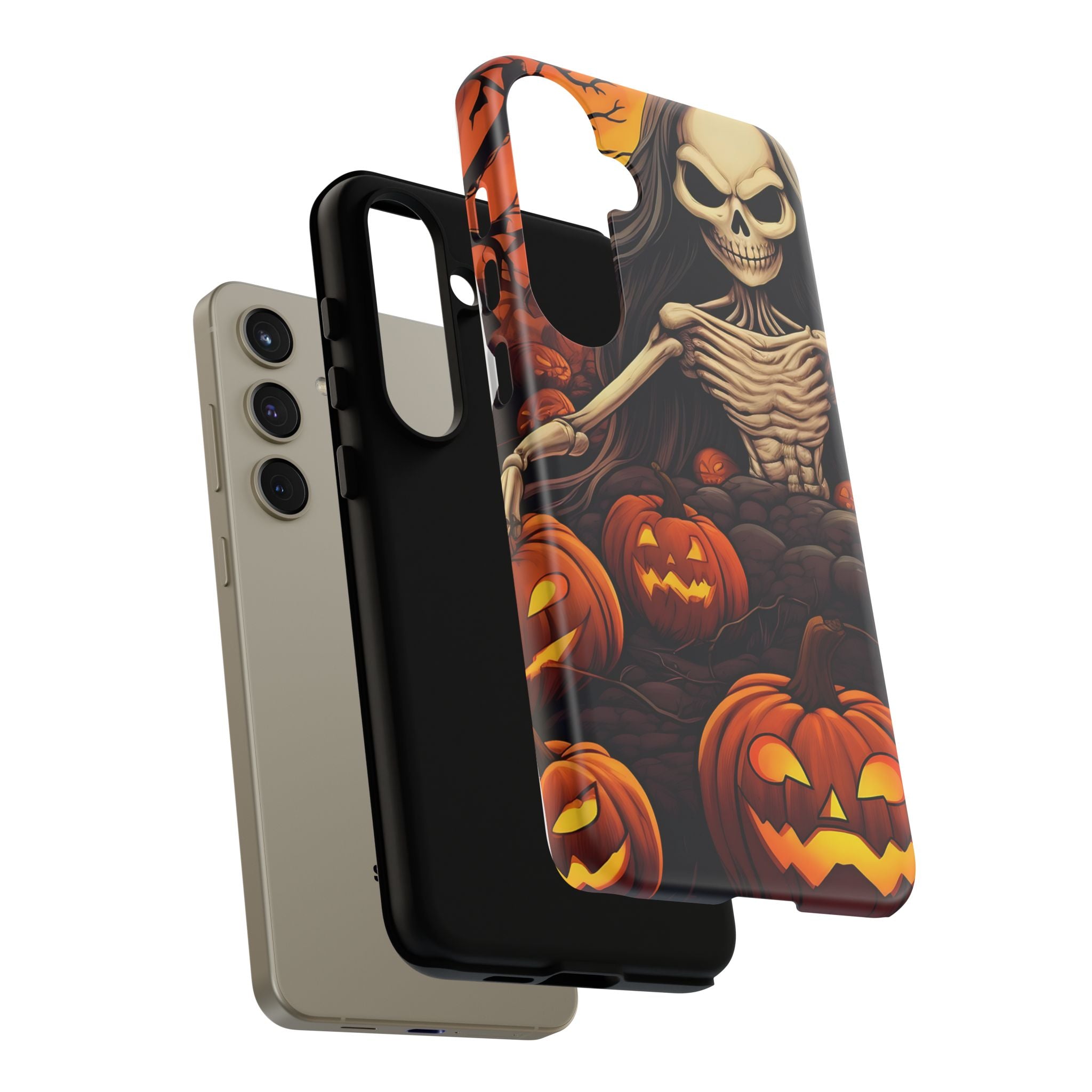 Spooky Skeleton Halloween Samsung Case