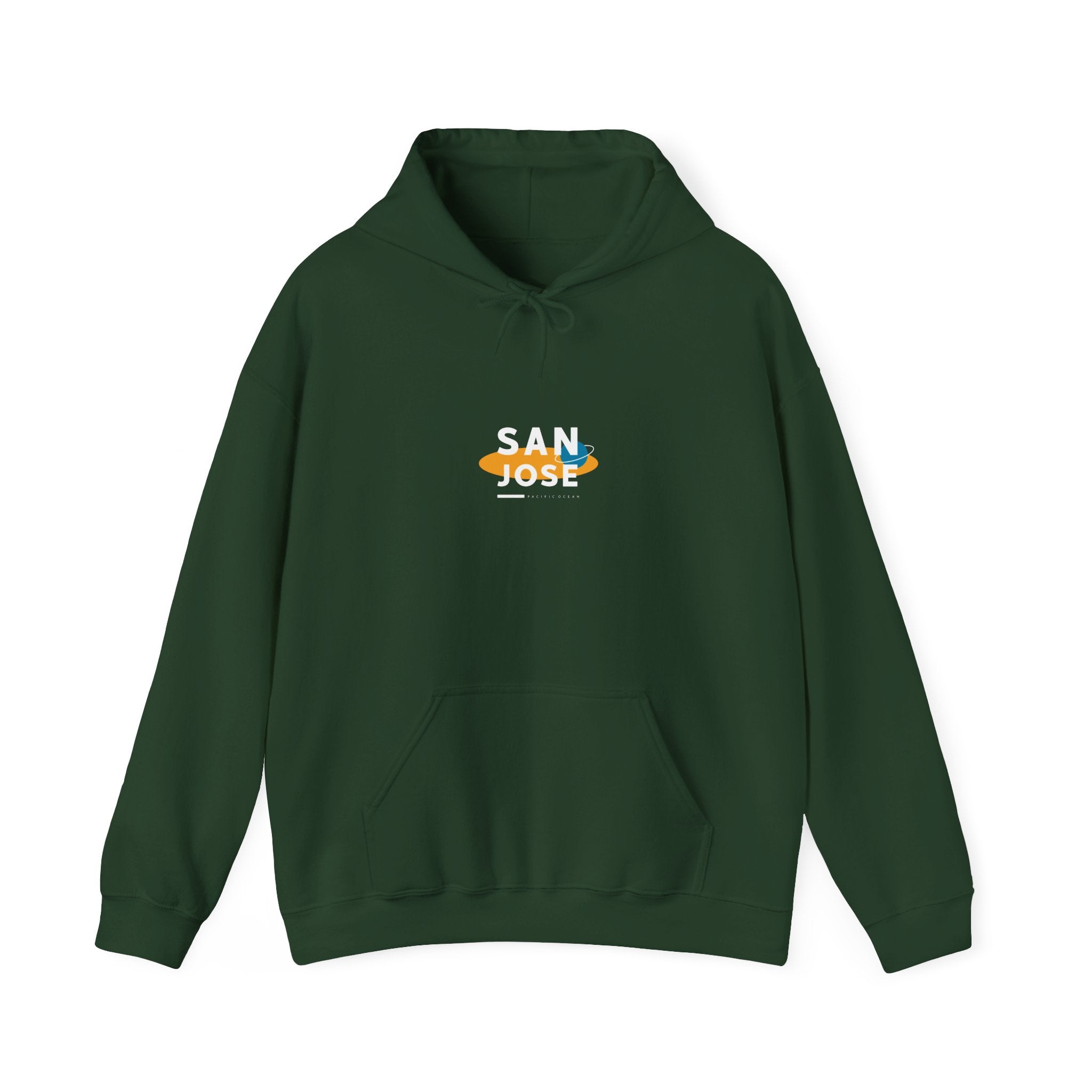 San Jose Hoodie: City Planet Design