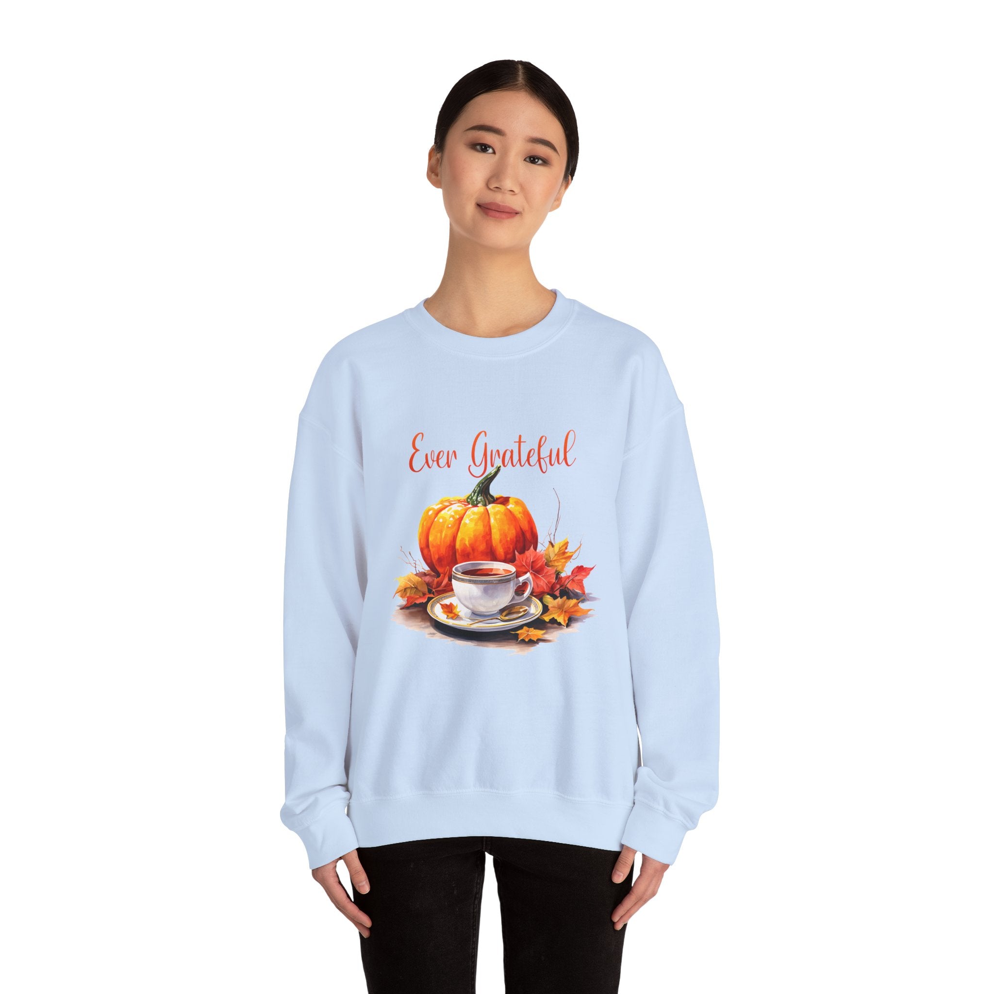 Ever Grateful Pumpkin Thanksgiving Sweatshirt