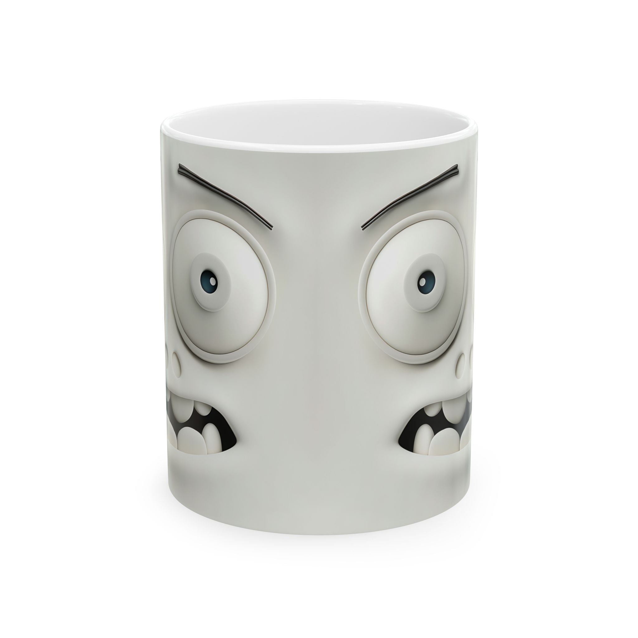 Cute Worried Faces 3D Mug