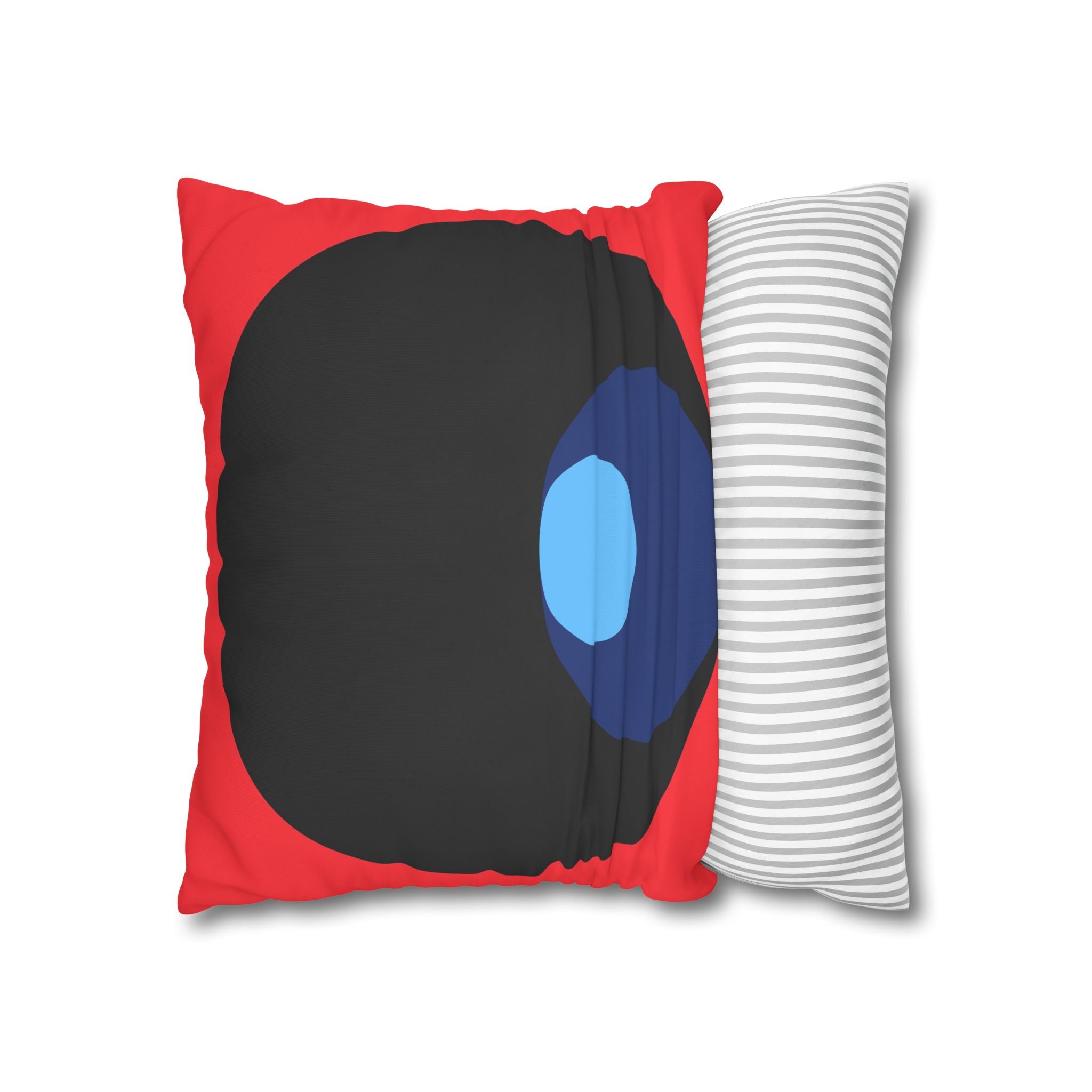 Abstract Circles Red Pillowcase