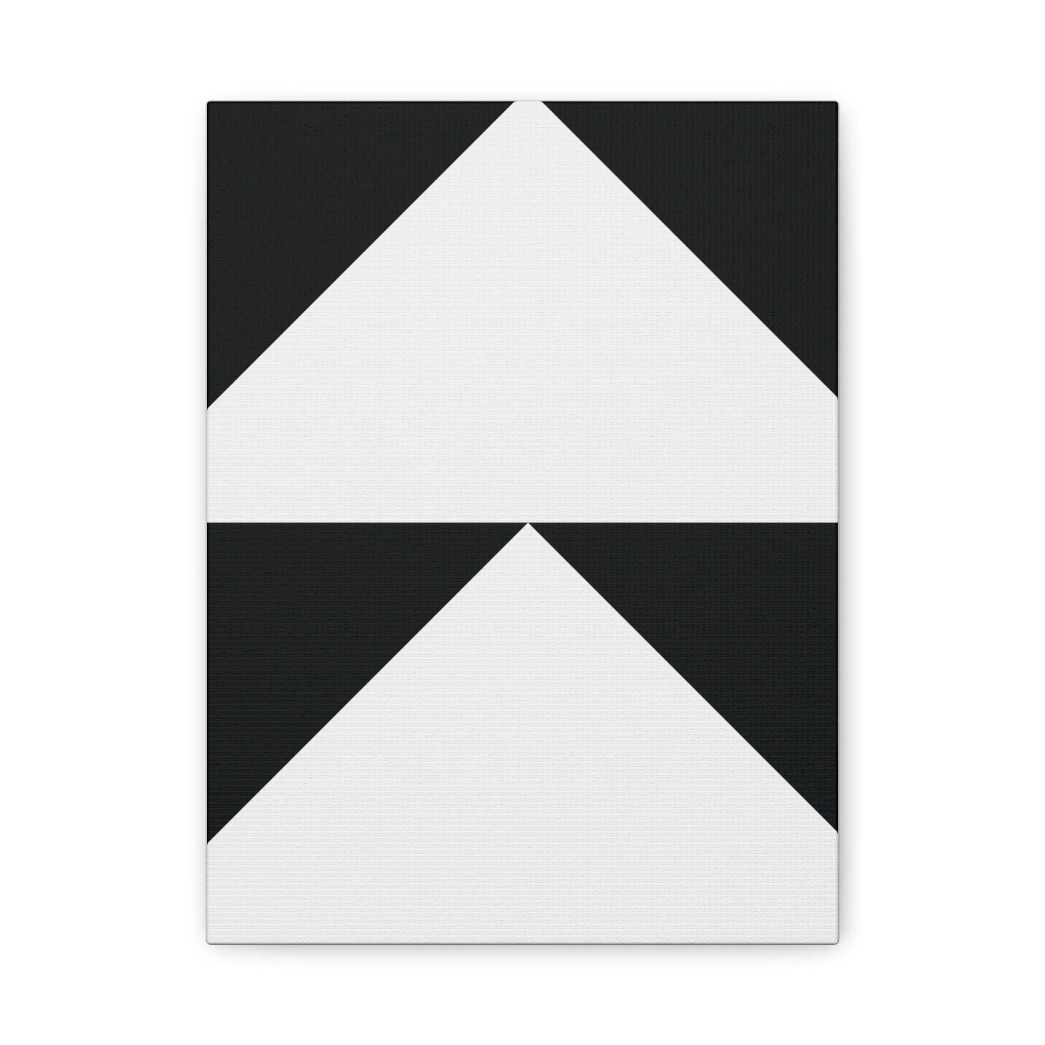 Geometric Triangle Canvas Wall Art