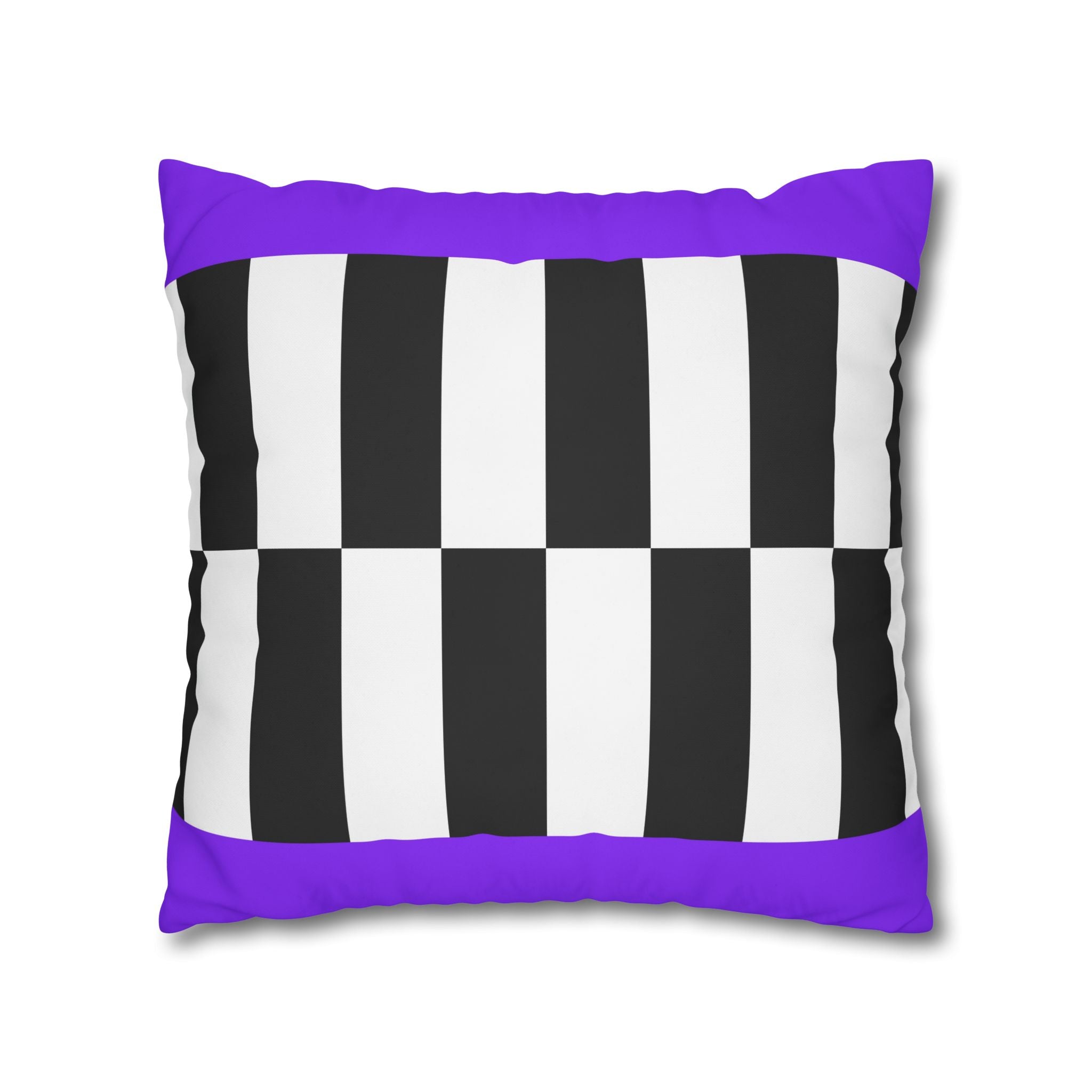 Geometric Checkerboard Pillowcase