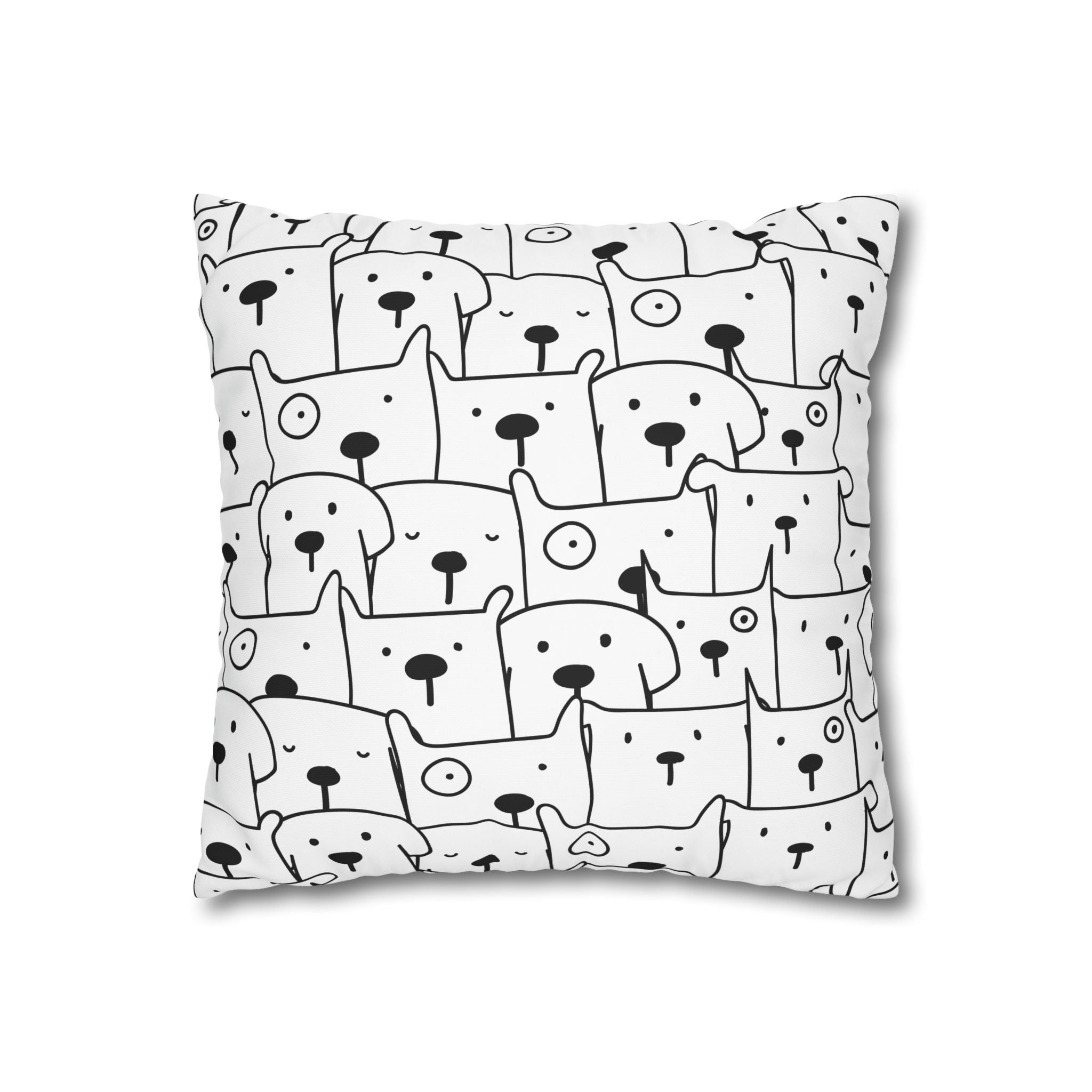 Cute Cartoon Dog Pillowcase - Puppy Party