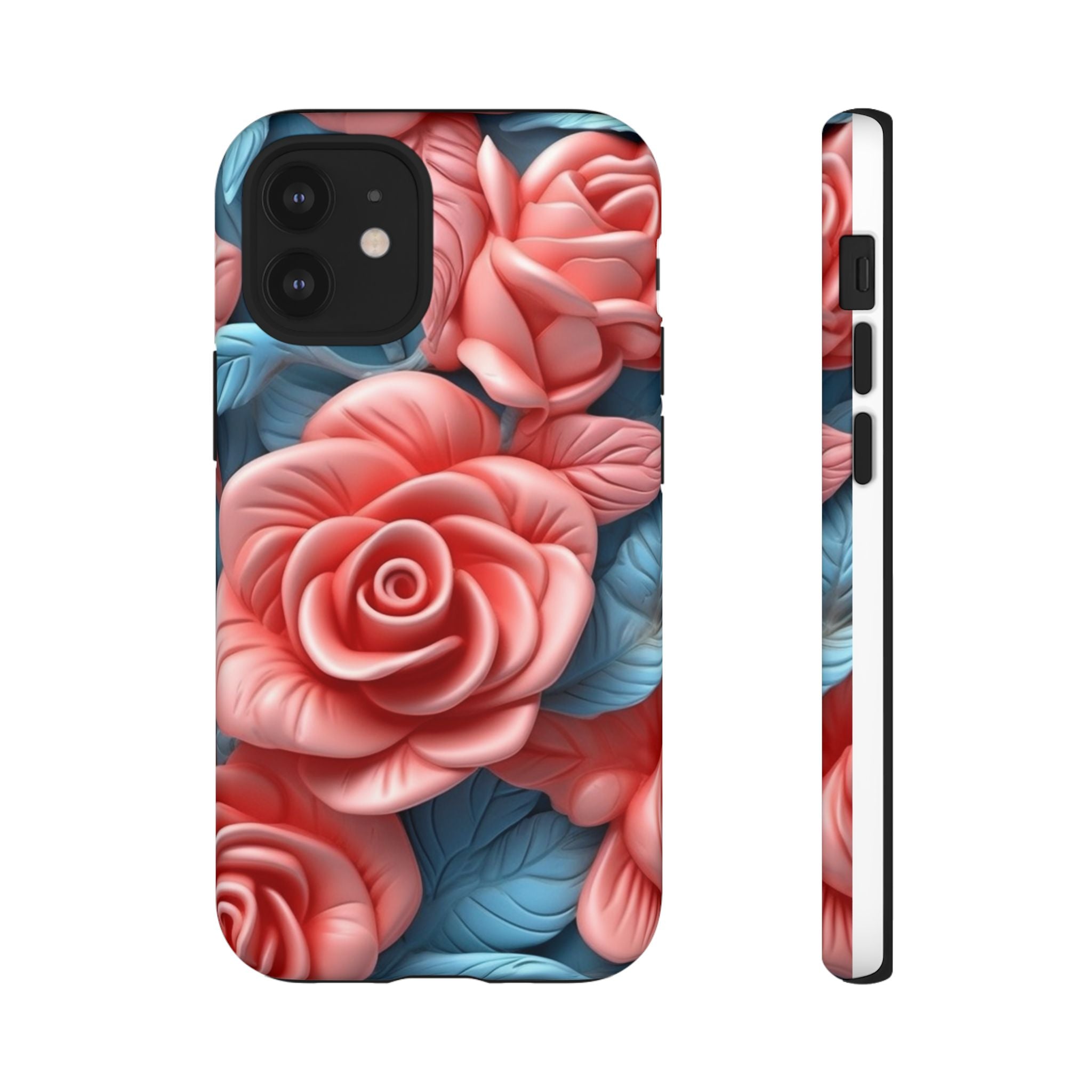 Stylized Floral iPhone Case - Hexagon Stone