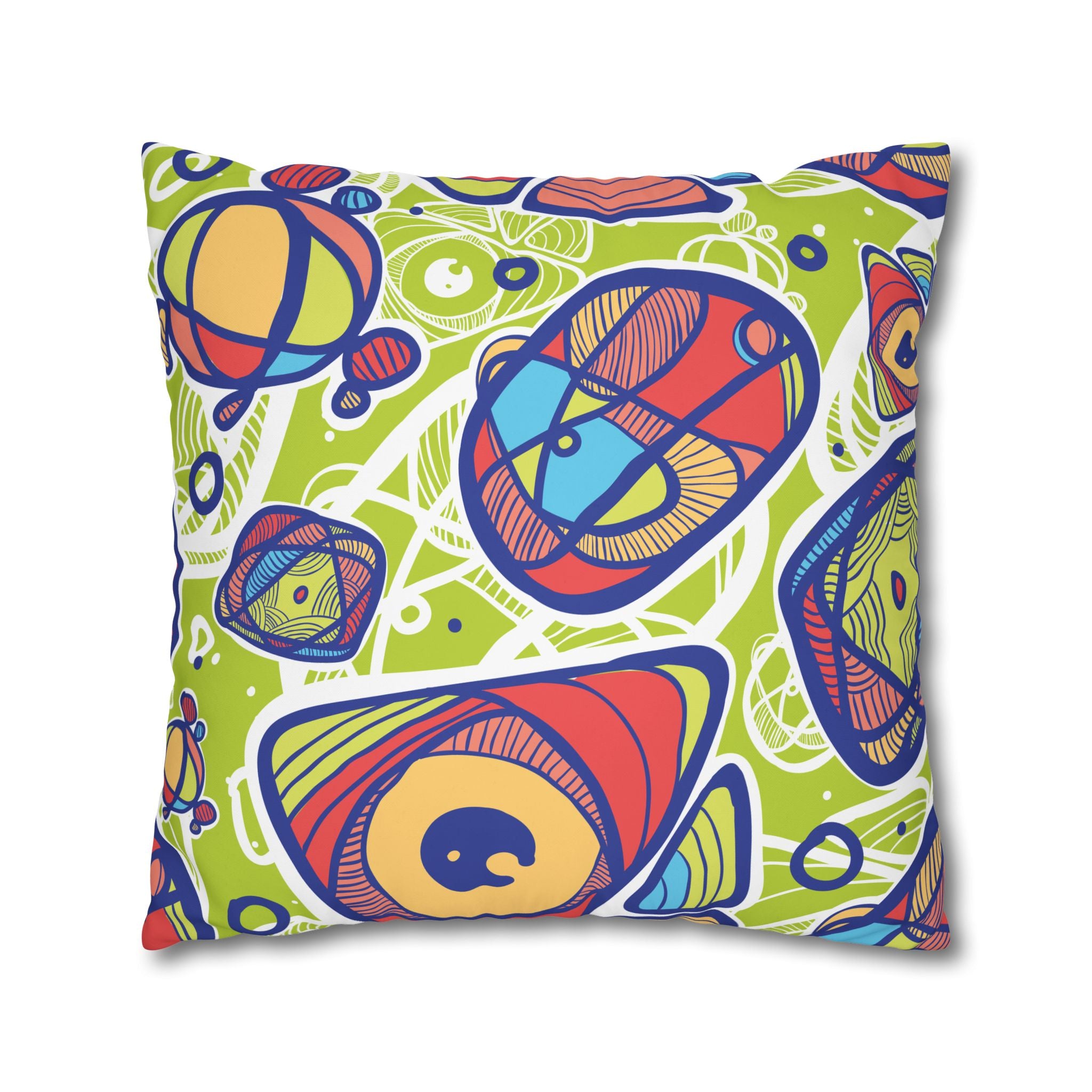 Psychedelic Geo Pillowcase - Vivid Dreams