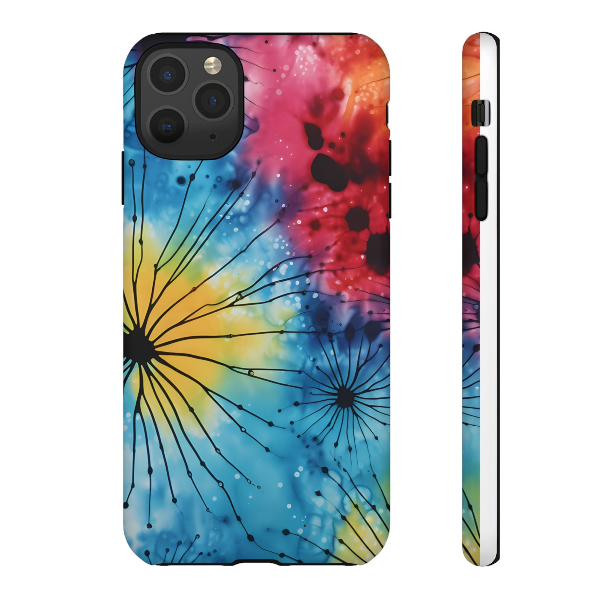 Cosmic Bloom Hexagon Stone iPhone Case