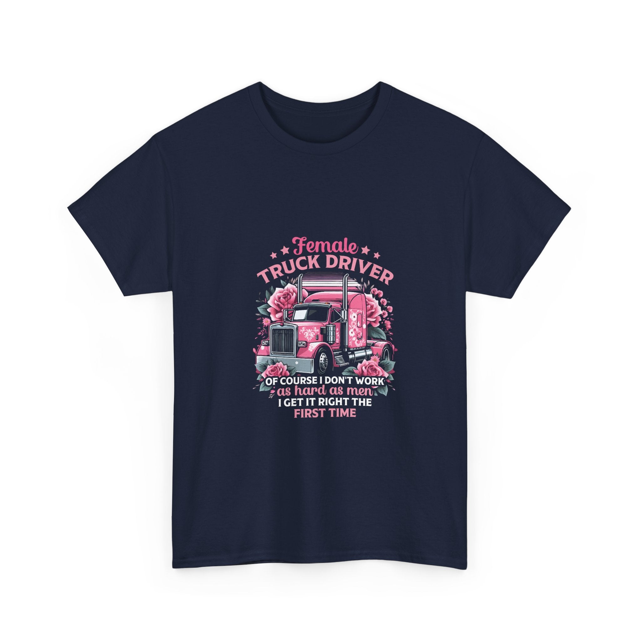 Pink Truck Driver Women's T-Shirt