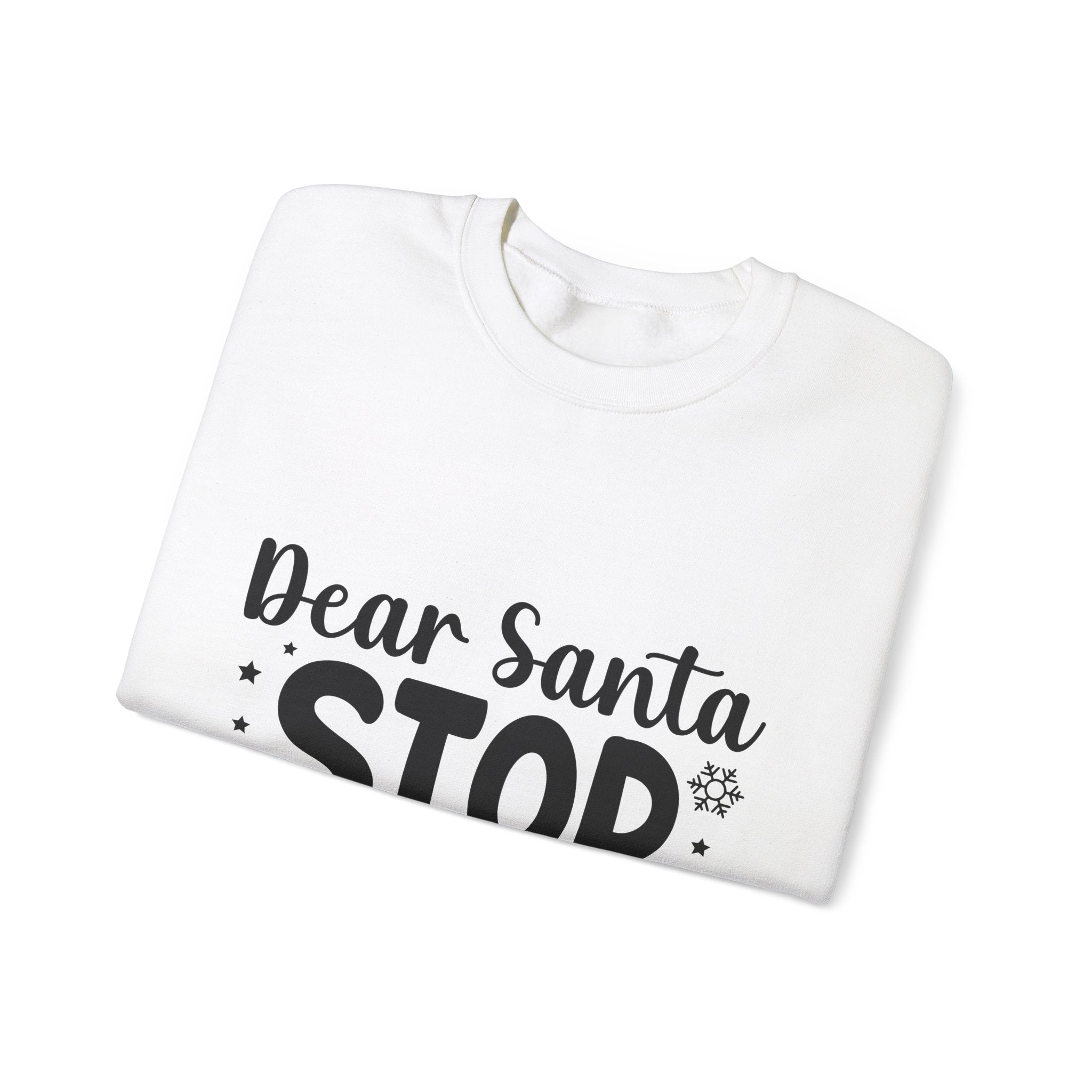 Dear Santa, STOP Judging Me Xmas Sweatshirt