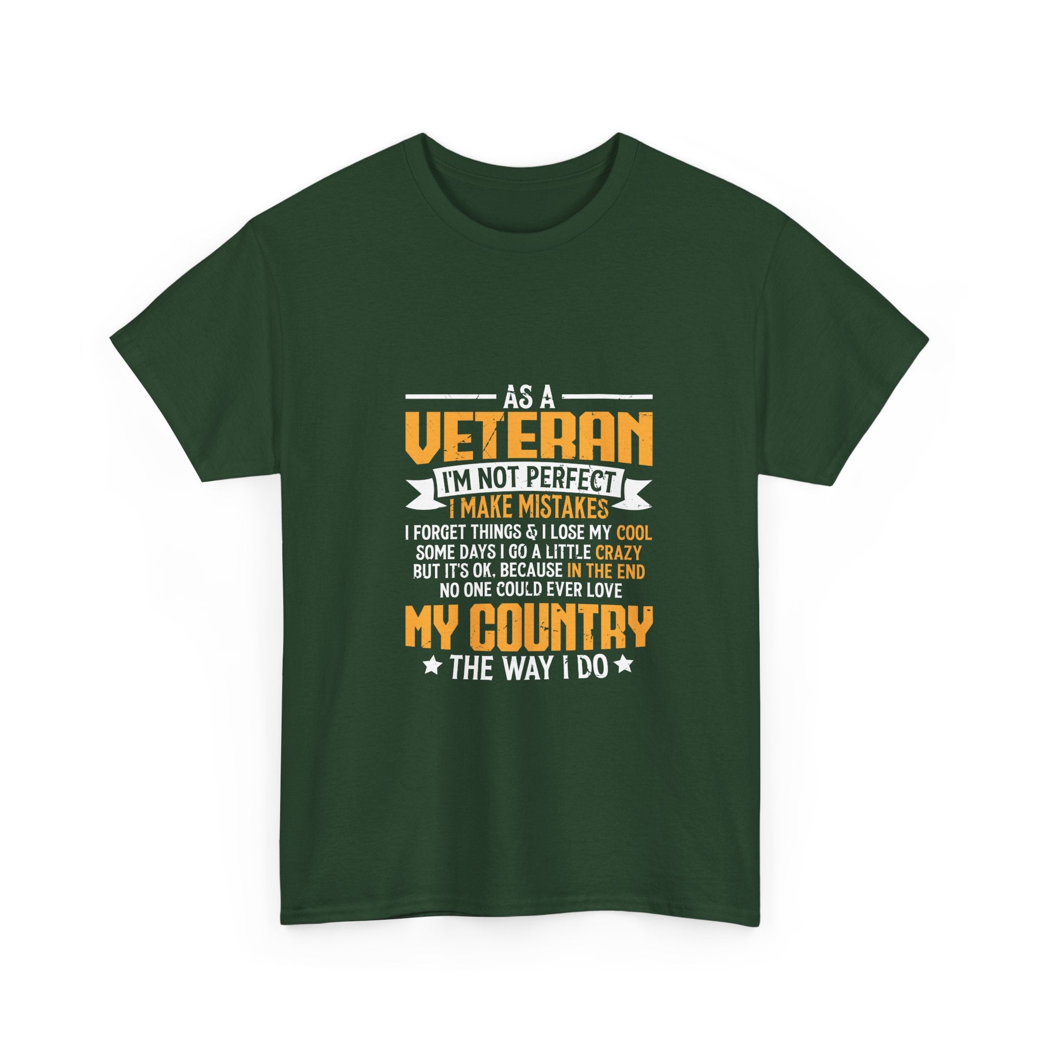 Veteran T-Shirt: I Love My Country