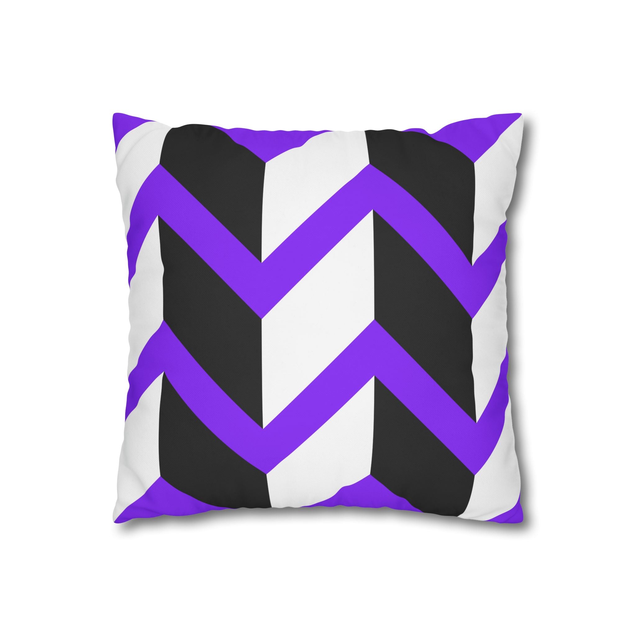 Geometric Zigzag Purple Pillowcase