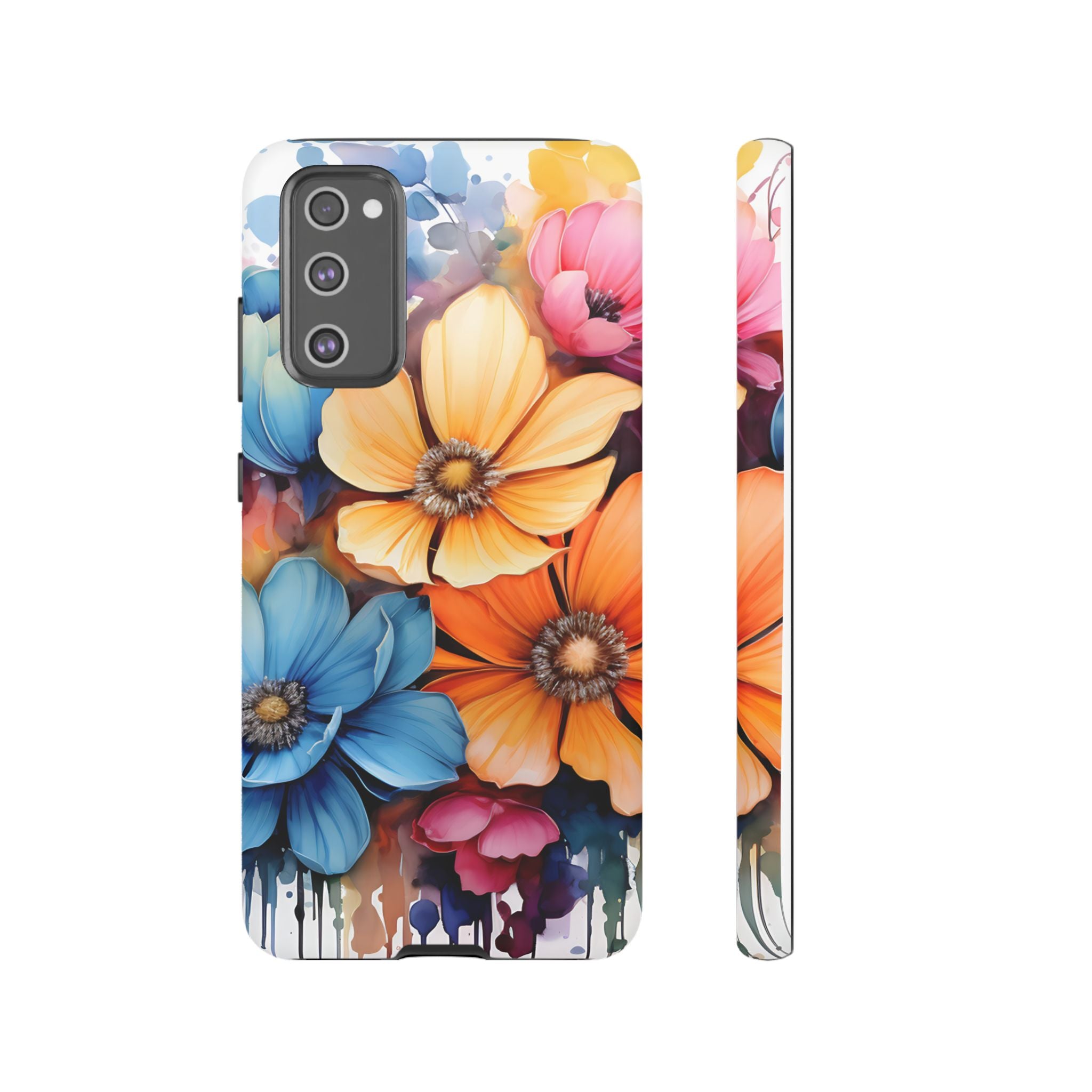 Vibrant Floral Watercolor Samsung Case