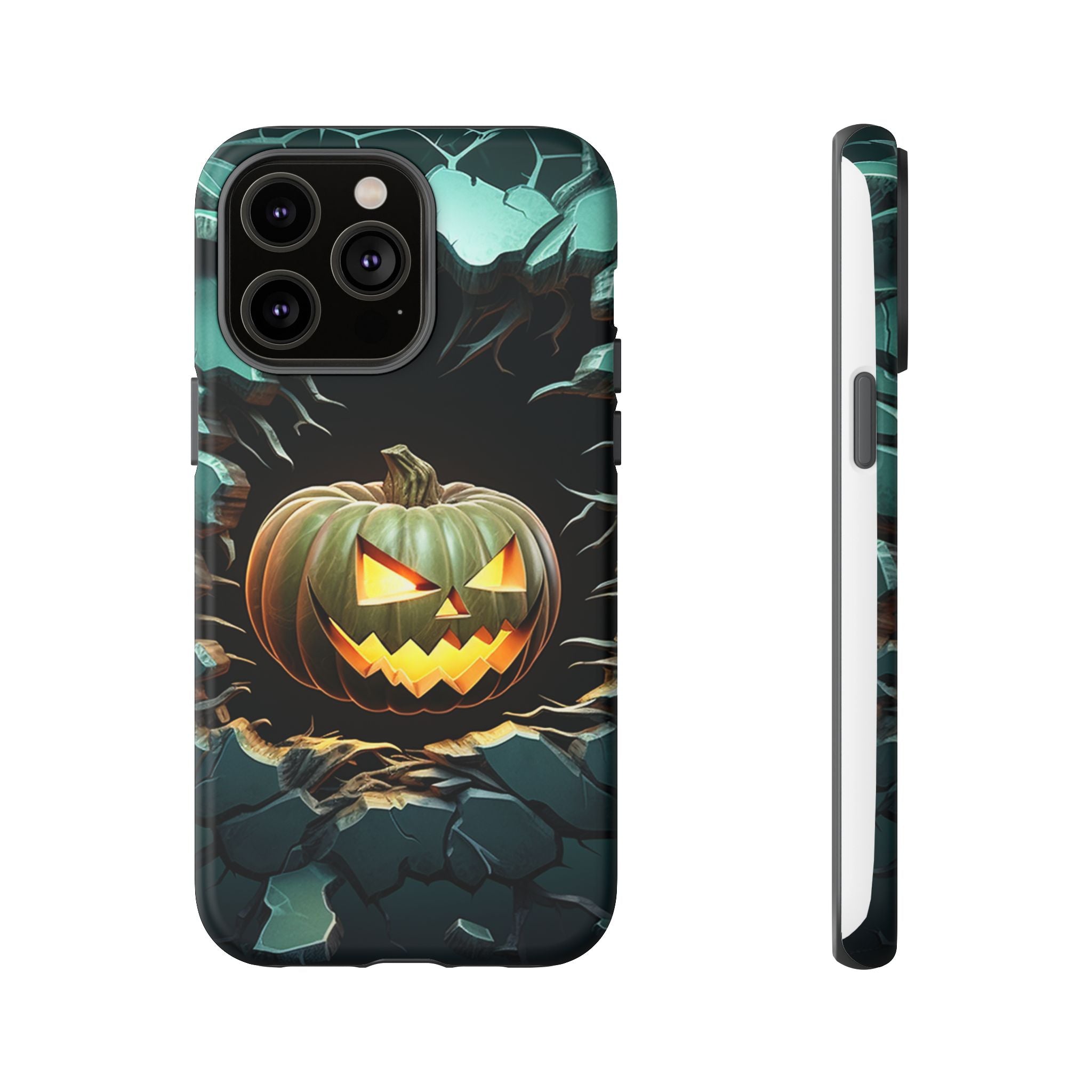 Spooky Jack-o'-Lantern Hexagon iPhone Case