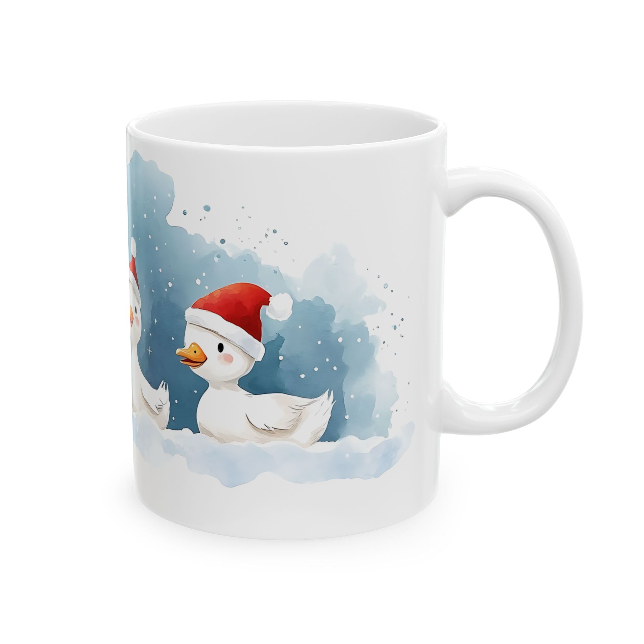 Cute Santa Duck Mug - Christmas Gift