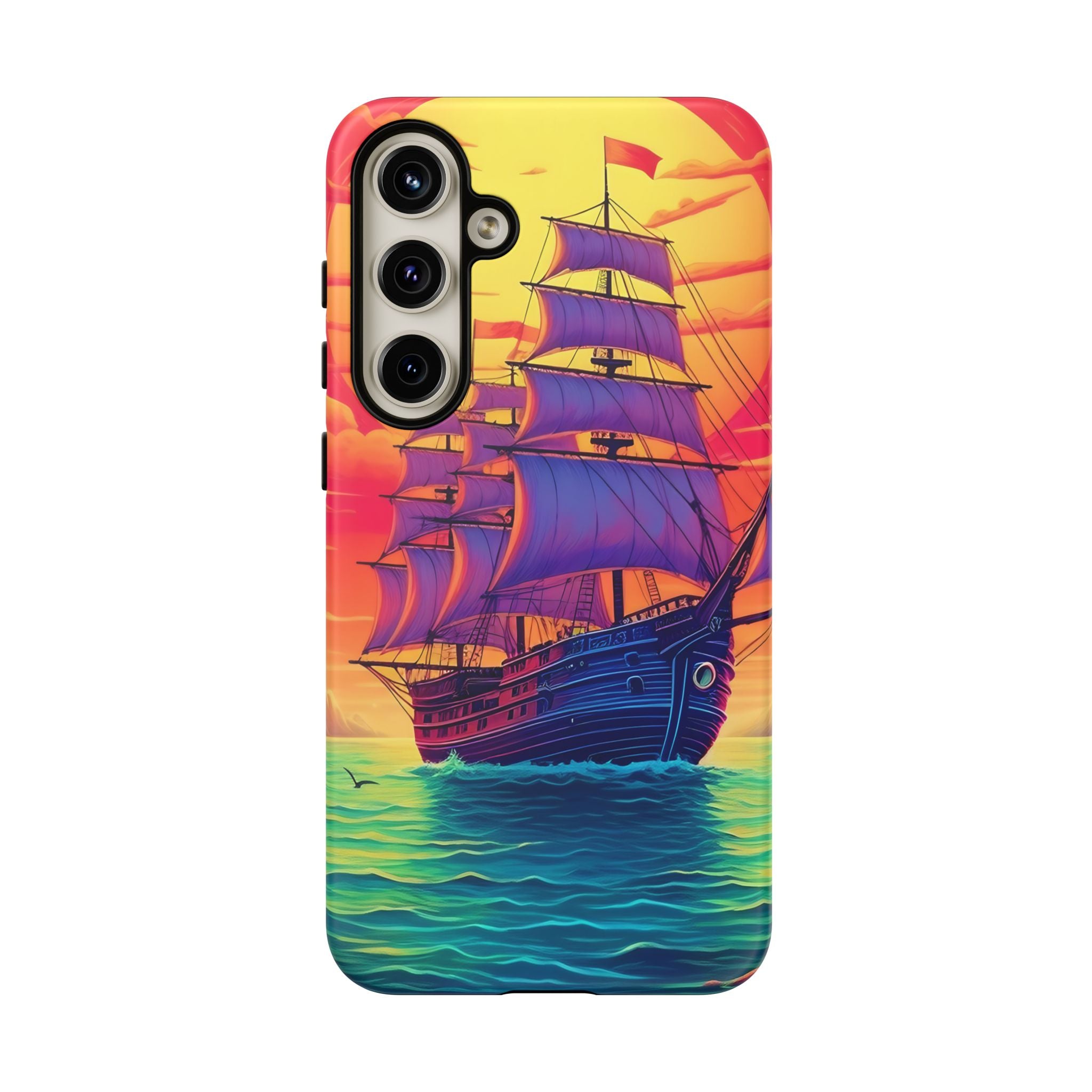 Sunset Galleon Samsung Phone Case