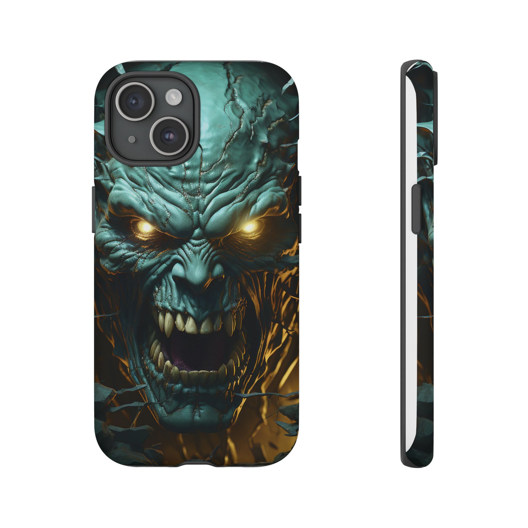 Monstrous Roar Hexagon Stone iPhone Case