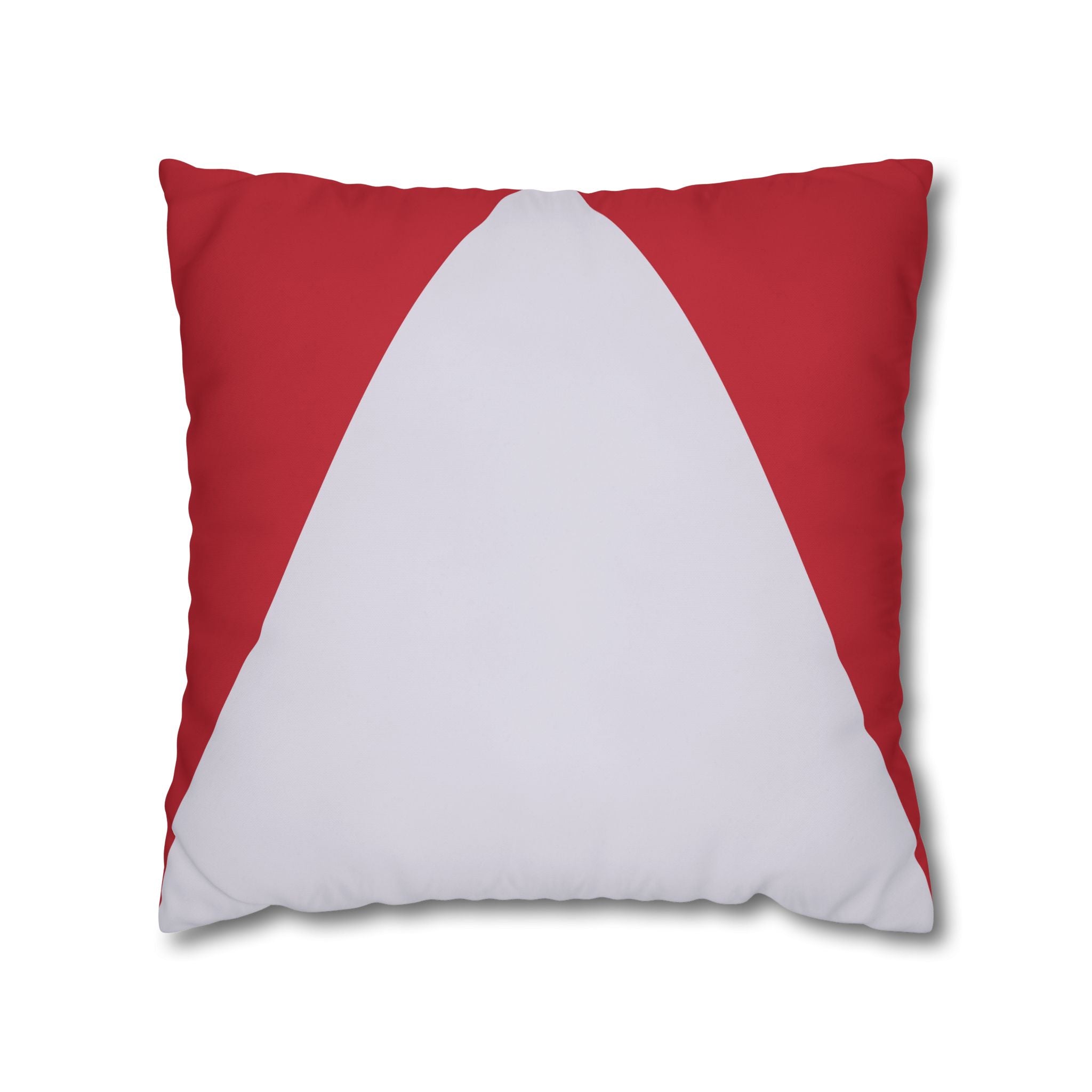 Geometric Crimson & Lavender Pillowcase