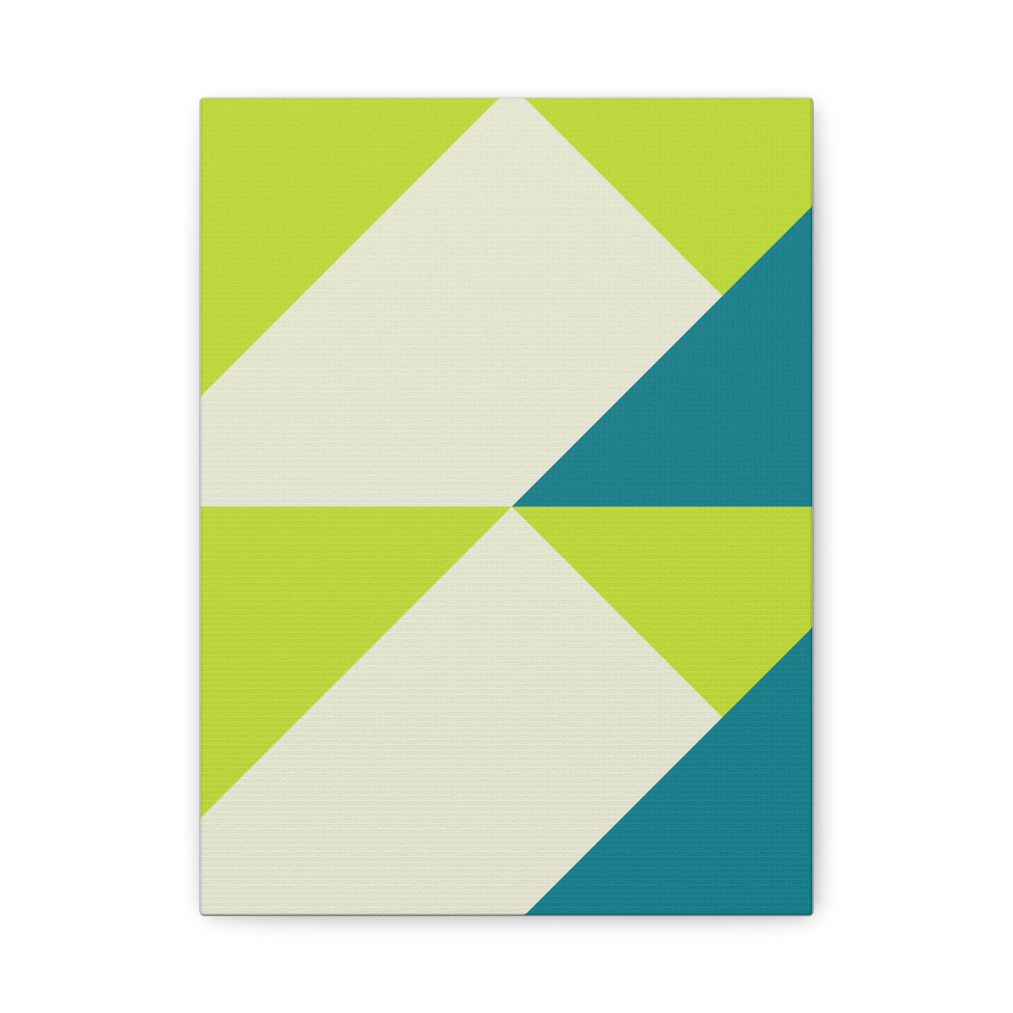 Geometric Triangle Canvas Wall Art