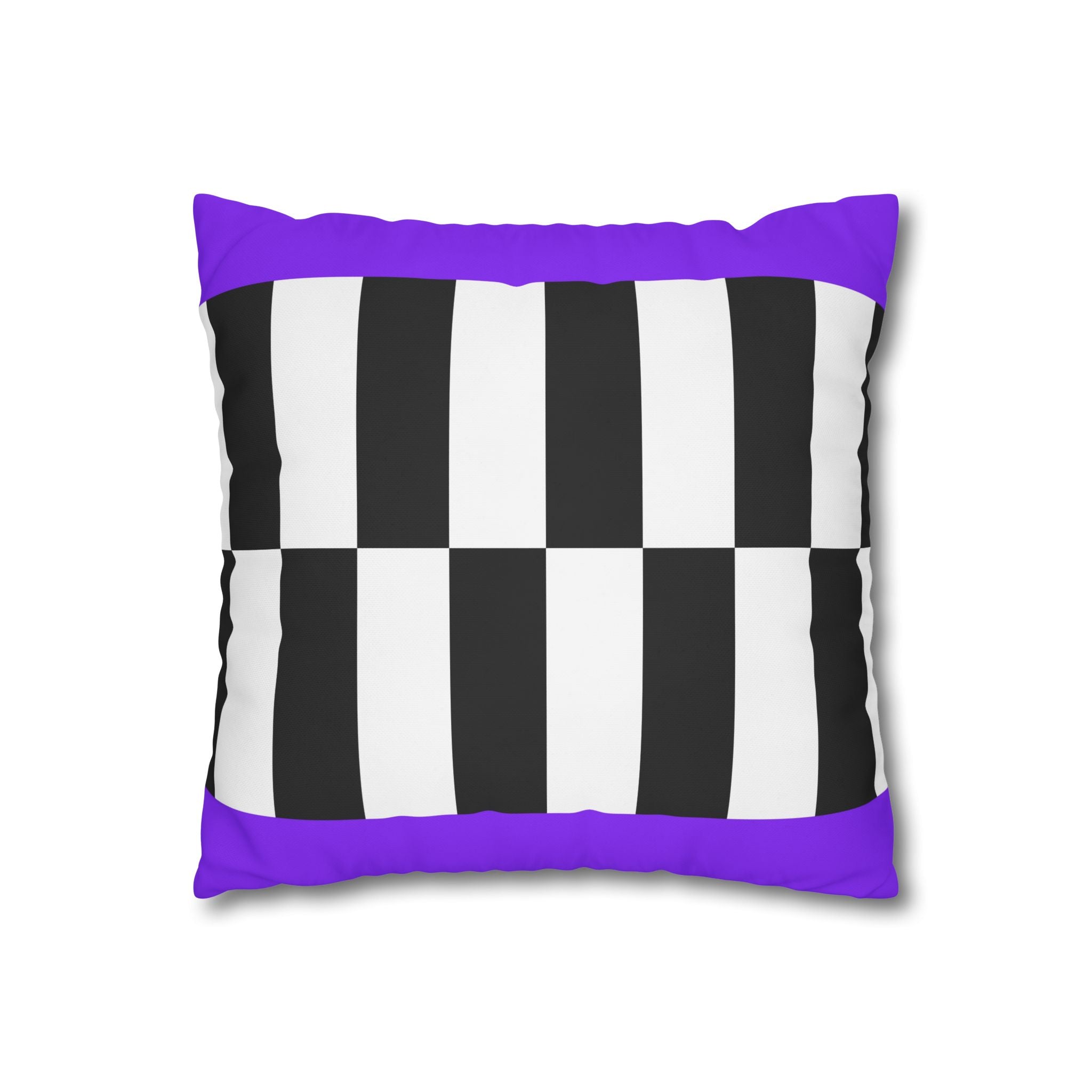 Geometric Checkerboard Pillowcase