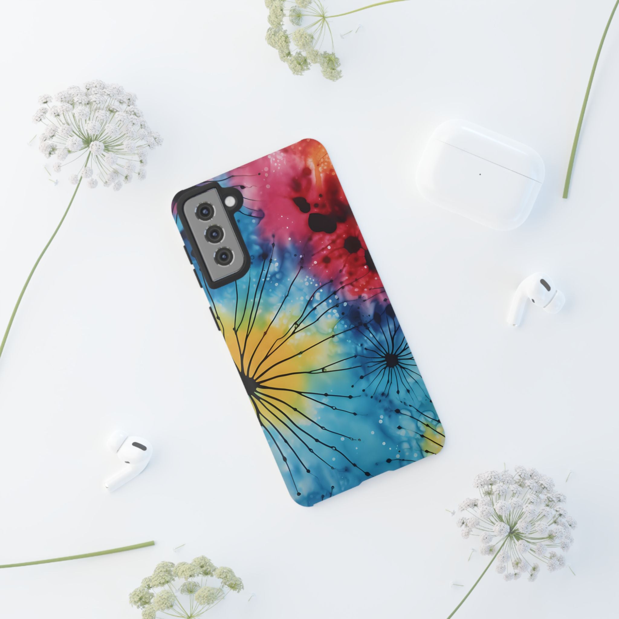 Cosmic Bloom Abstract Samsung Case