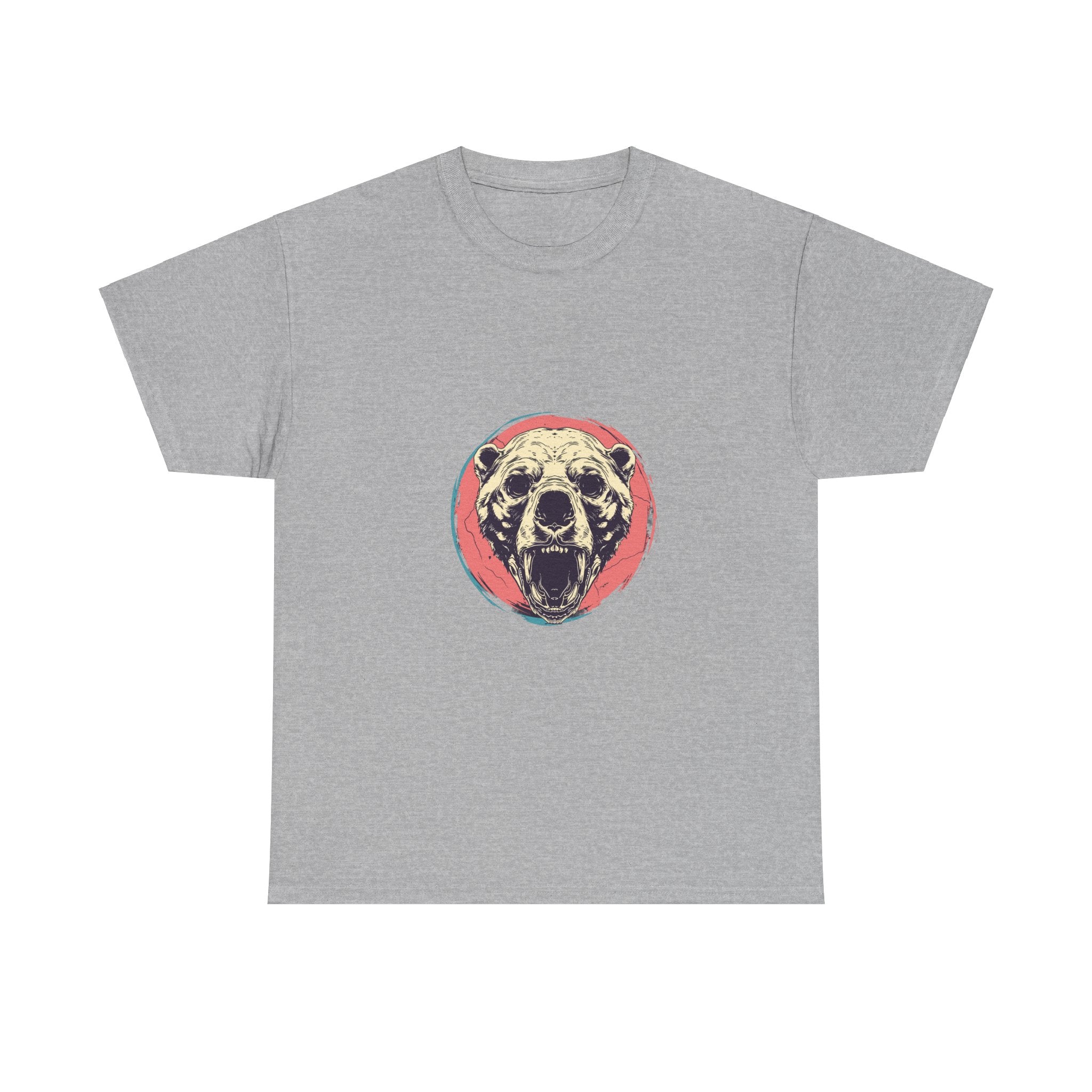 Vintage Bear Head T-Shirt - Retro Style