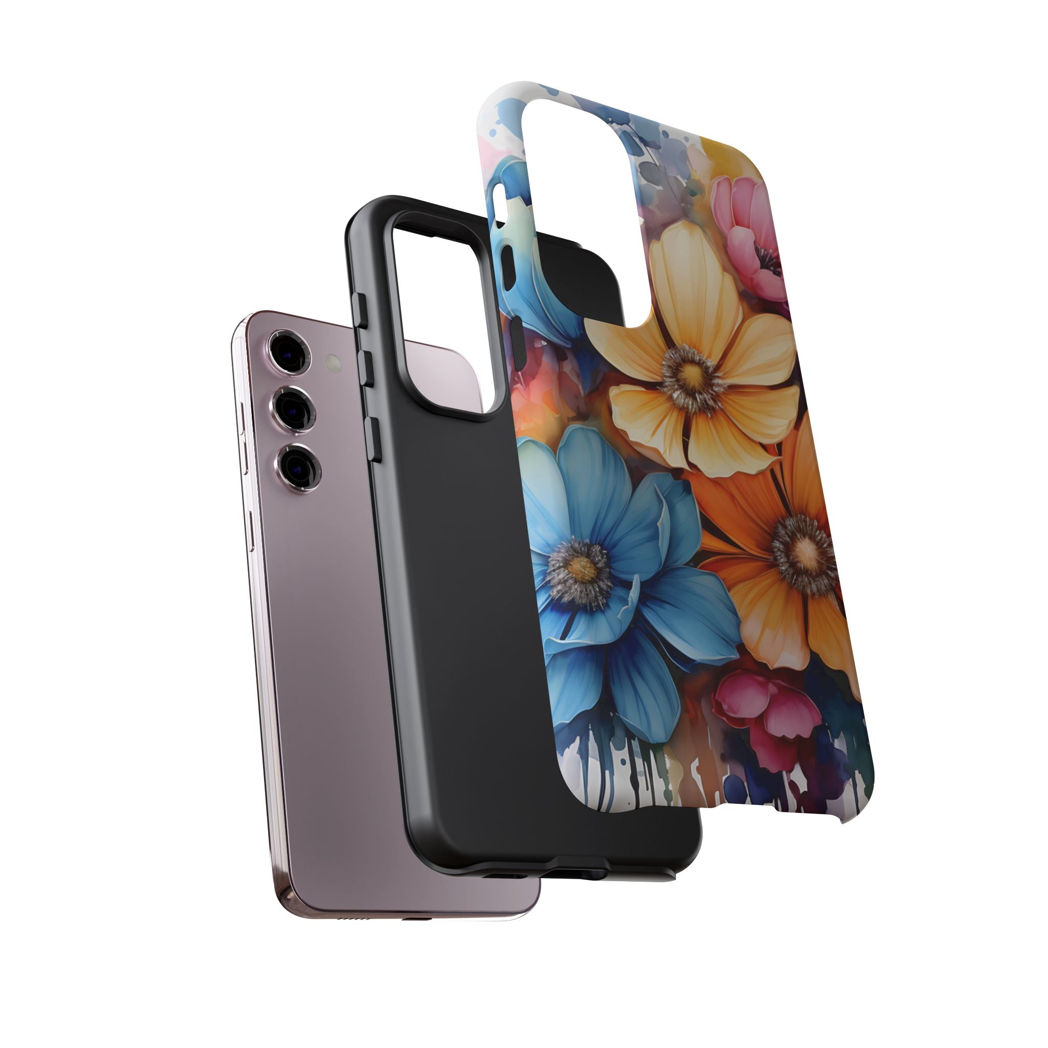 Vibrant Floral Watercolor Samsung Case