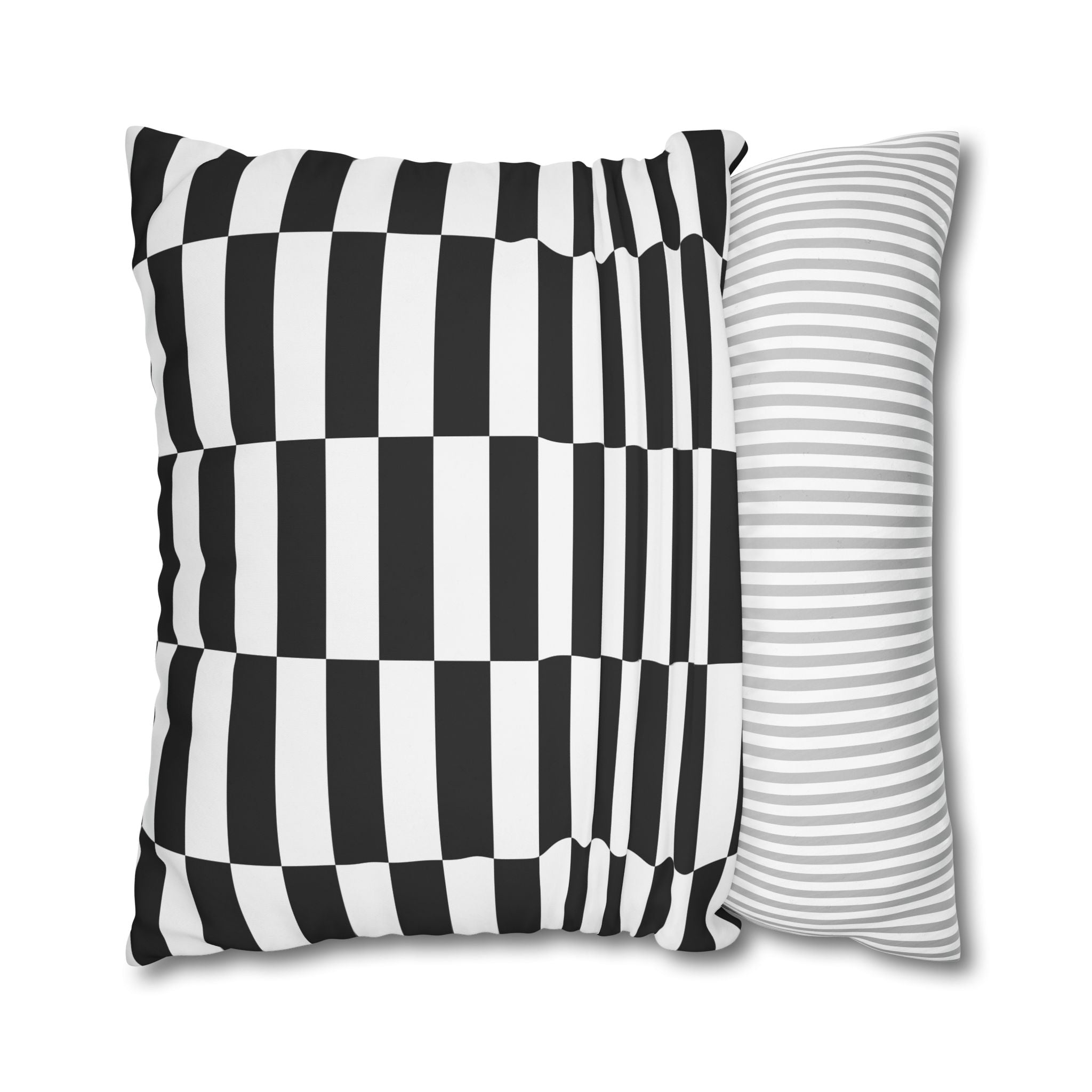 Monochrome Stripe Pillowcase - Modern Design