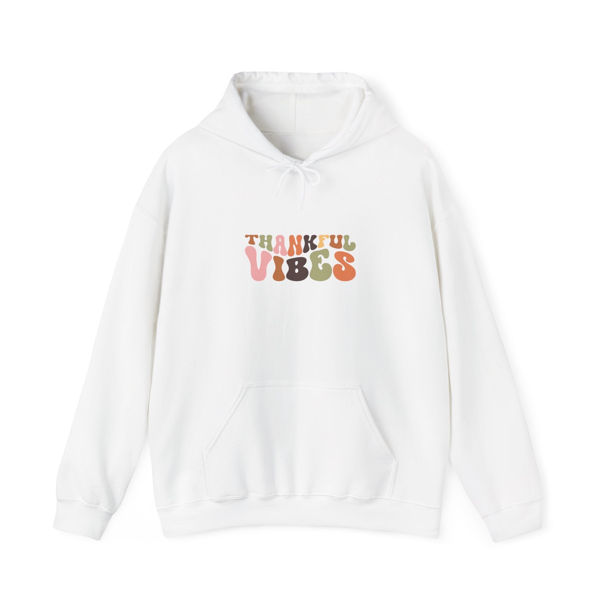 70s Retro Thankful Vibes Thanksgiving Hoodie