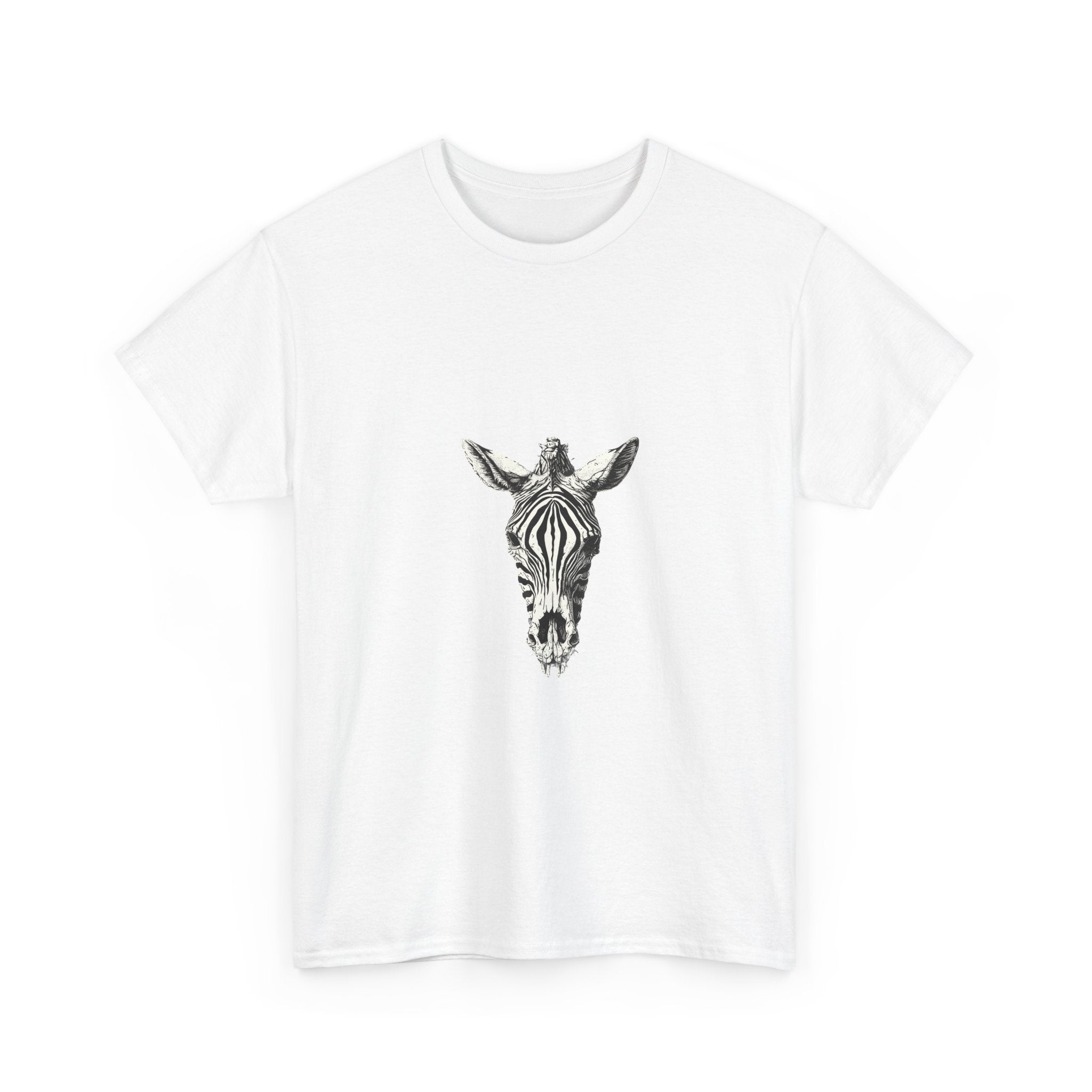 Macabre Zebra Skull T-Shirt