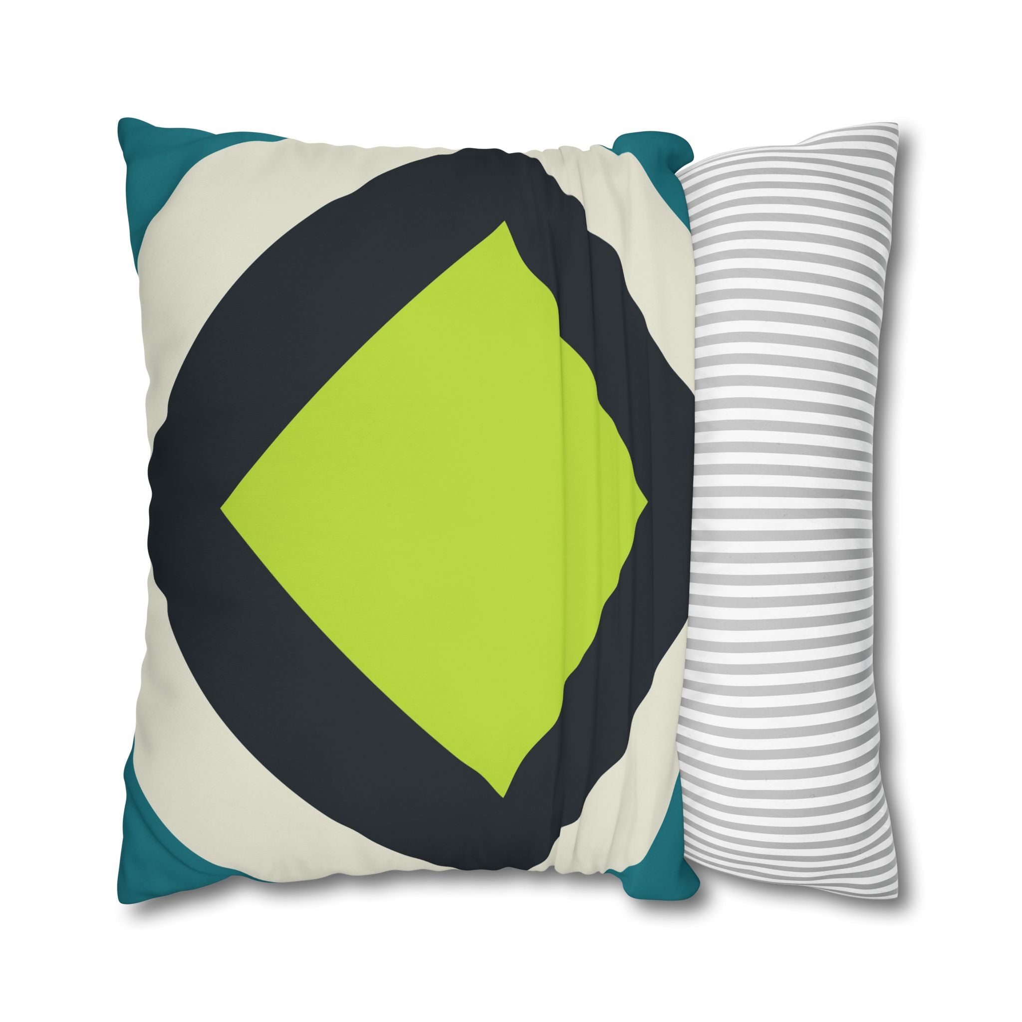 Geometric Diamond Pillowcase - Modern Art