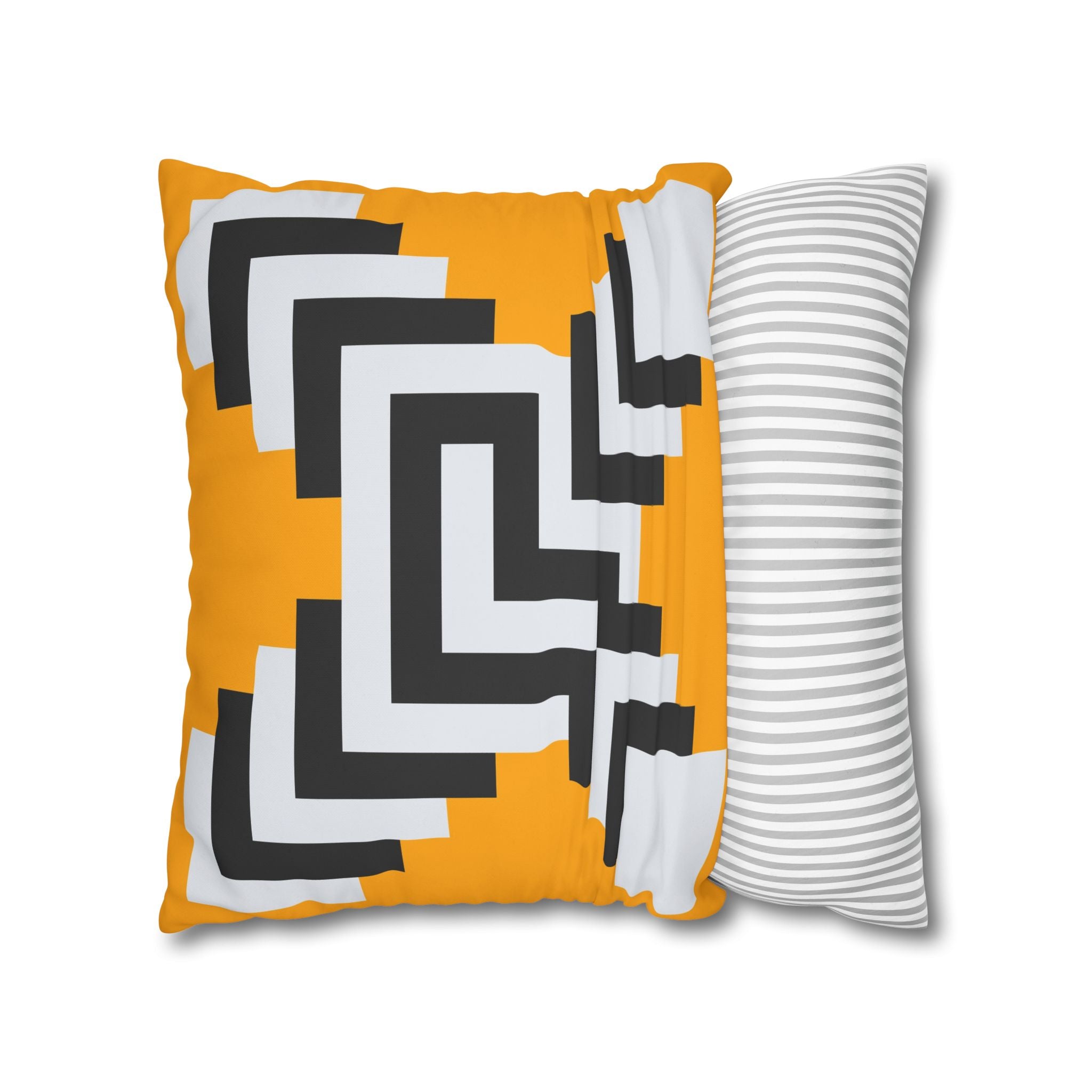 Geometric Gold Pillowcase - Abstract X Design