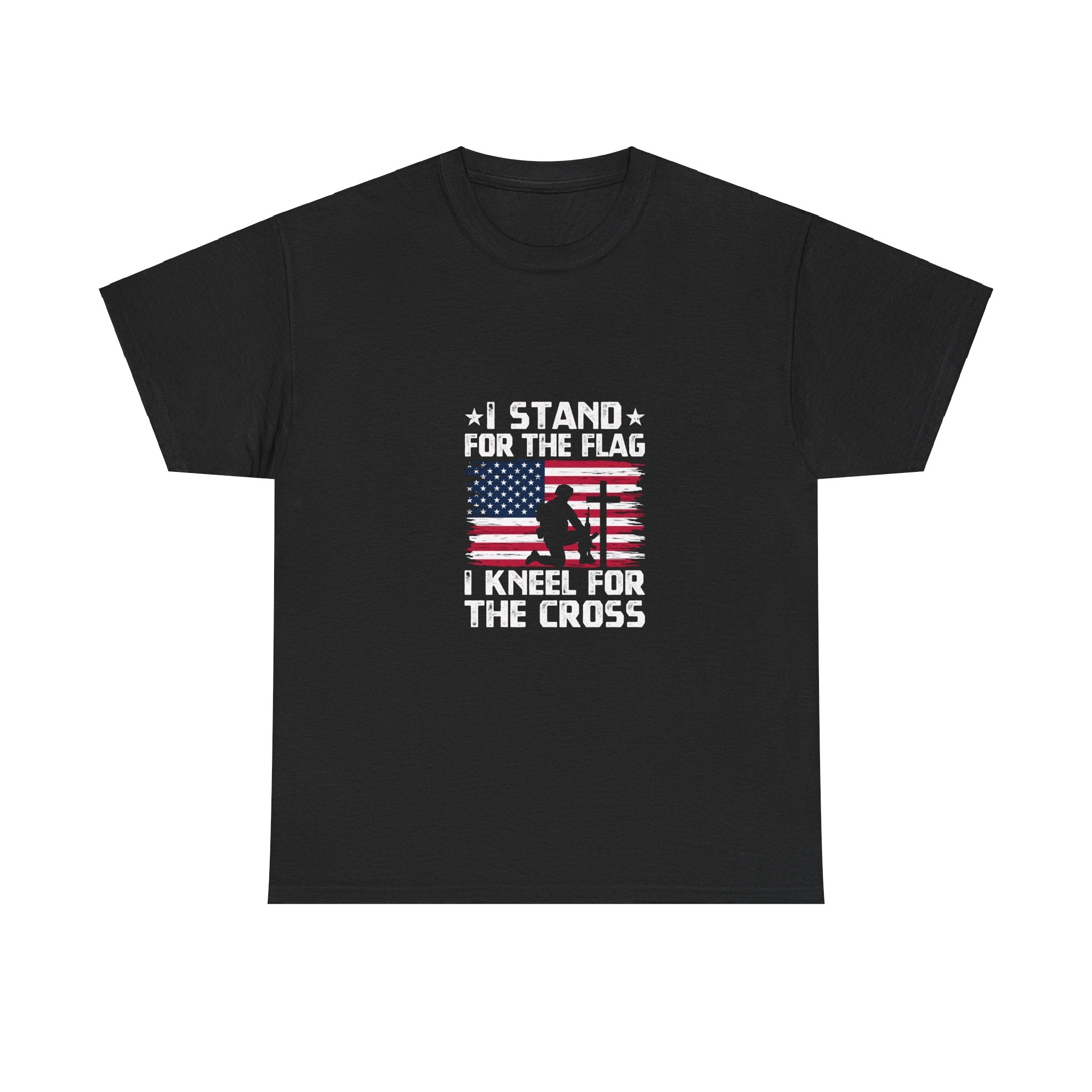 I Stand, I Kneel: Patriot Faith T-Shirt